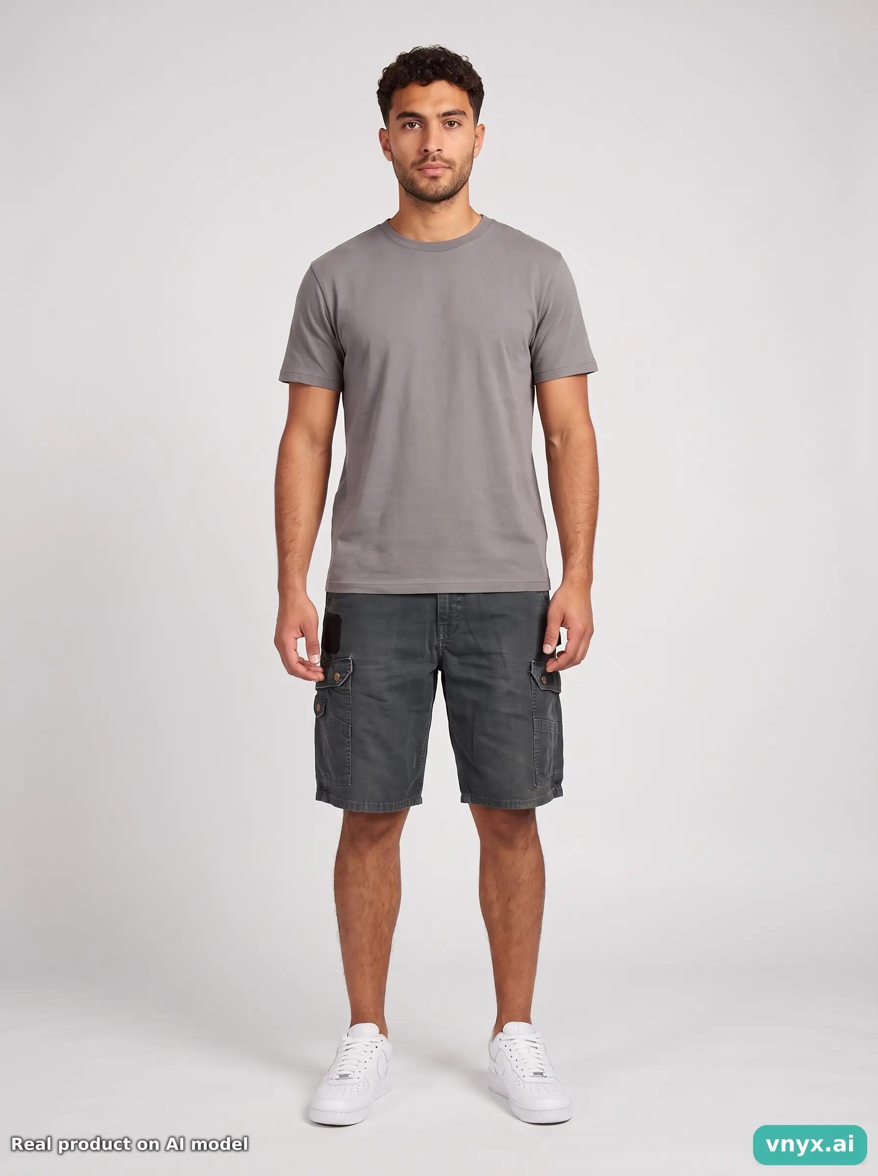 Second Life - Vintage Carhartt Charcoal Shorts Men 39 6/6