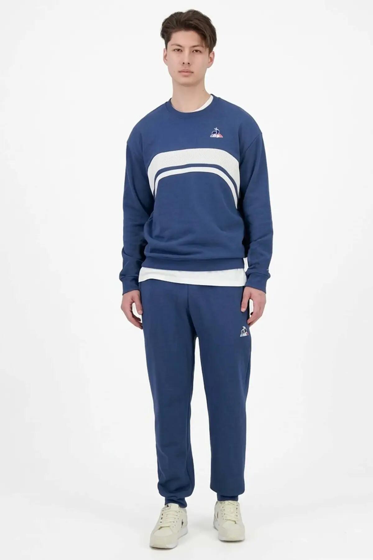 Pantalons Le Coq Sportif Modèle 2520875l Couleur Bleu 4/5