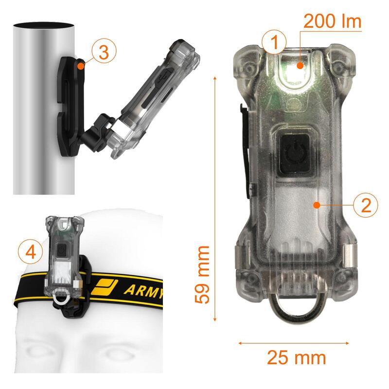 Latarka wielozadaniowa Armytek Zippy Extended USB