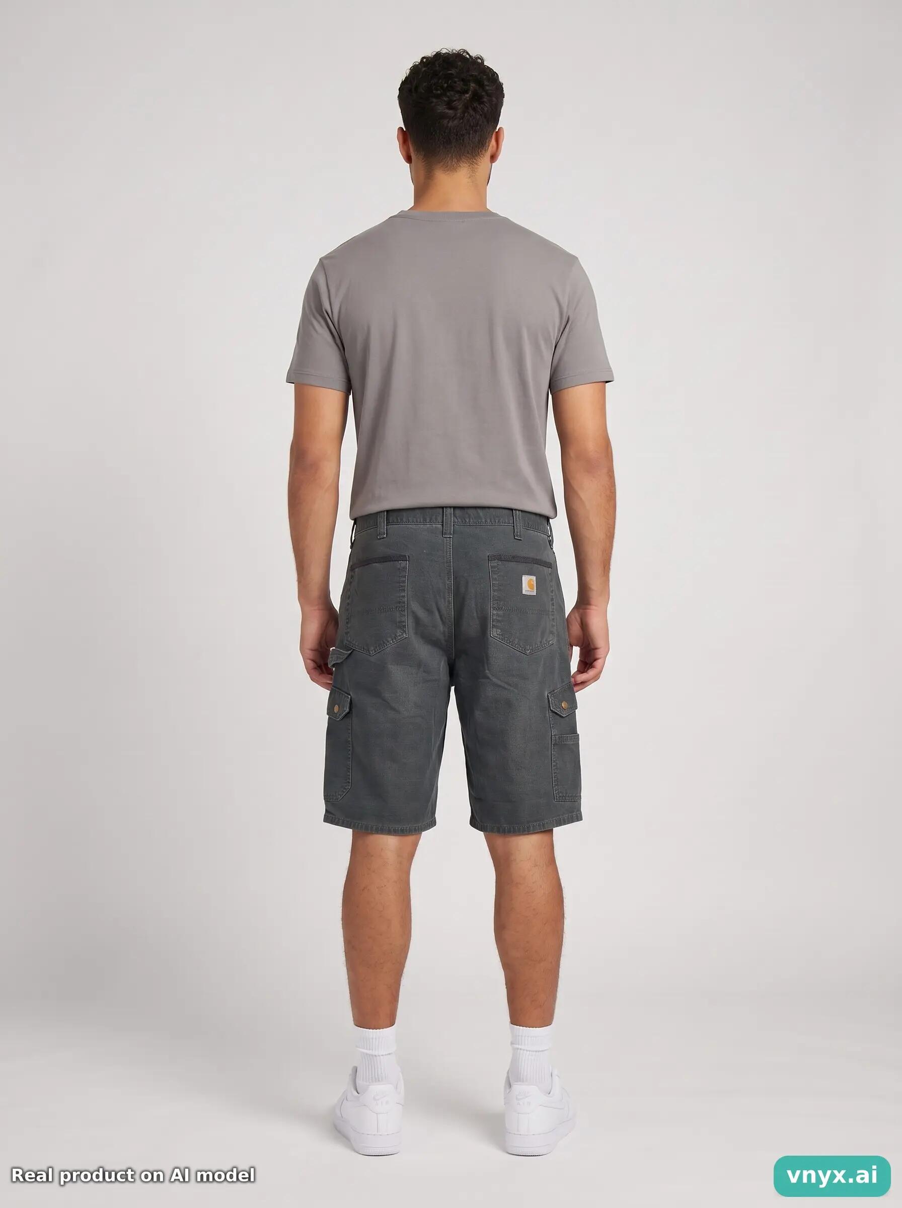 Second Life - Vintage Carhartt Charcoal Shorts Men 39 4/6