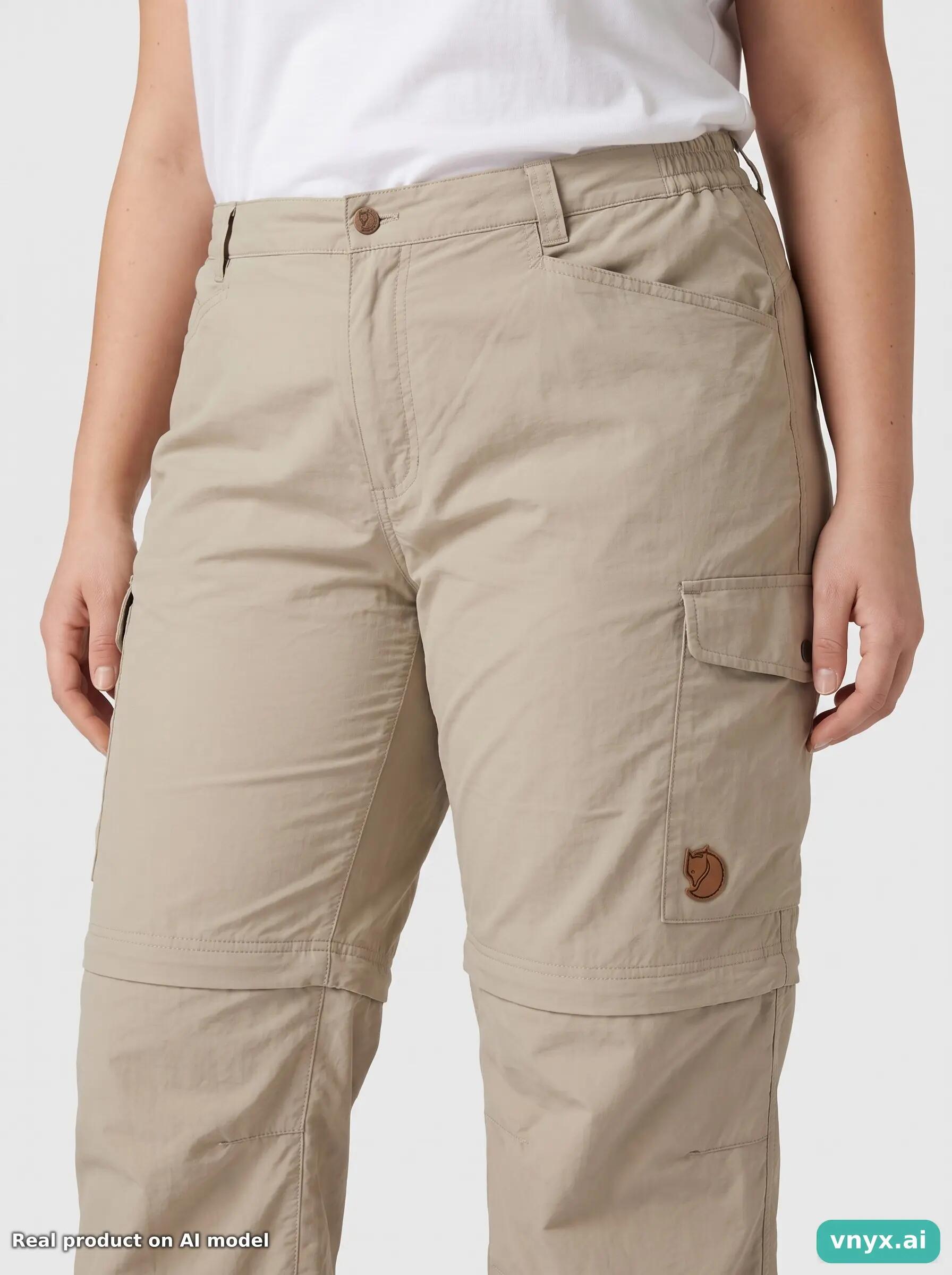 Second Life - Vintage Fjällräven Light Beige Trousers Women 34 5/6