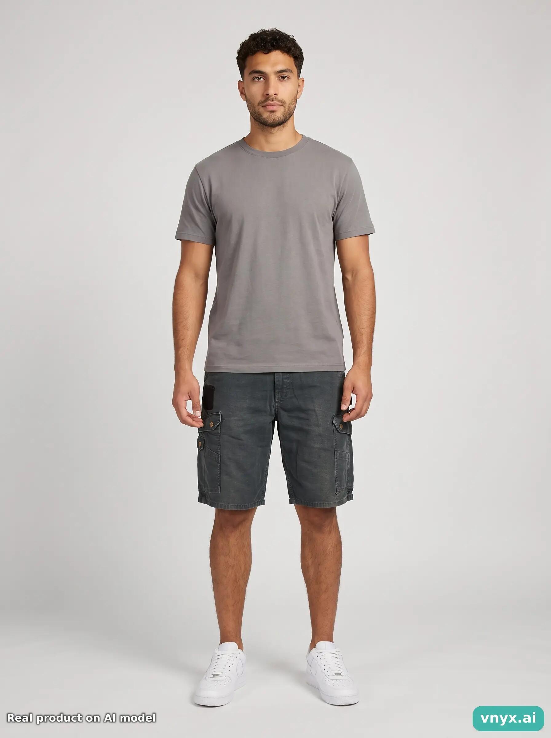 Second Life - Vintage Carhartt Charcoal Shorts Men 39 3/6