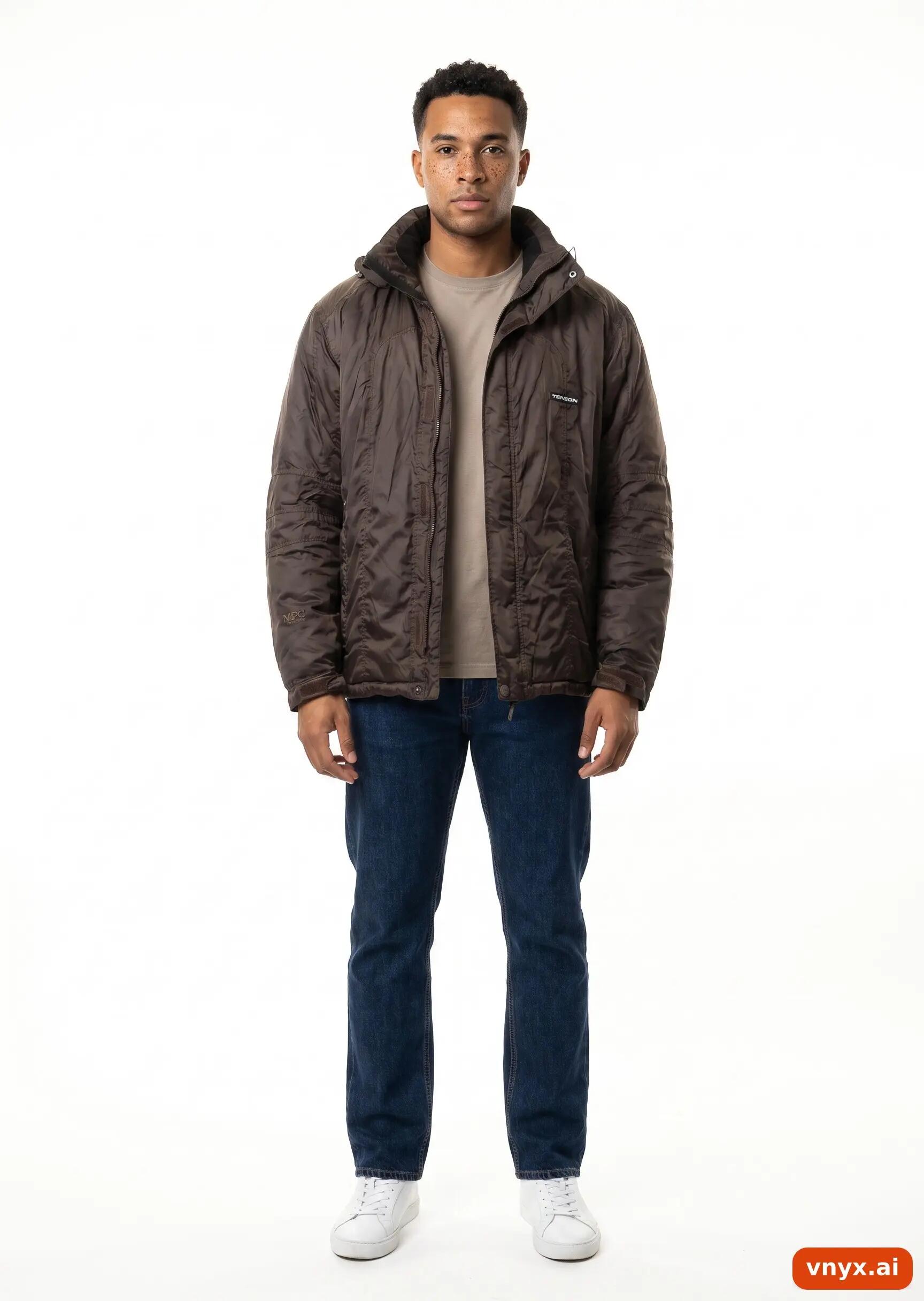 Second Life - Vintage Tenson Deep Brown Outdoor Jacket Men S 3/6
