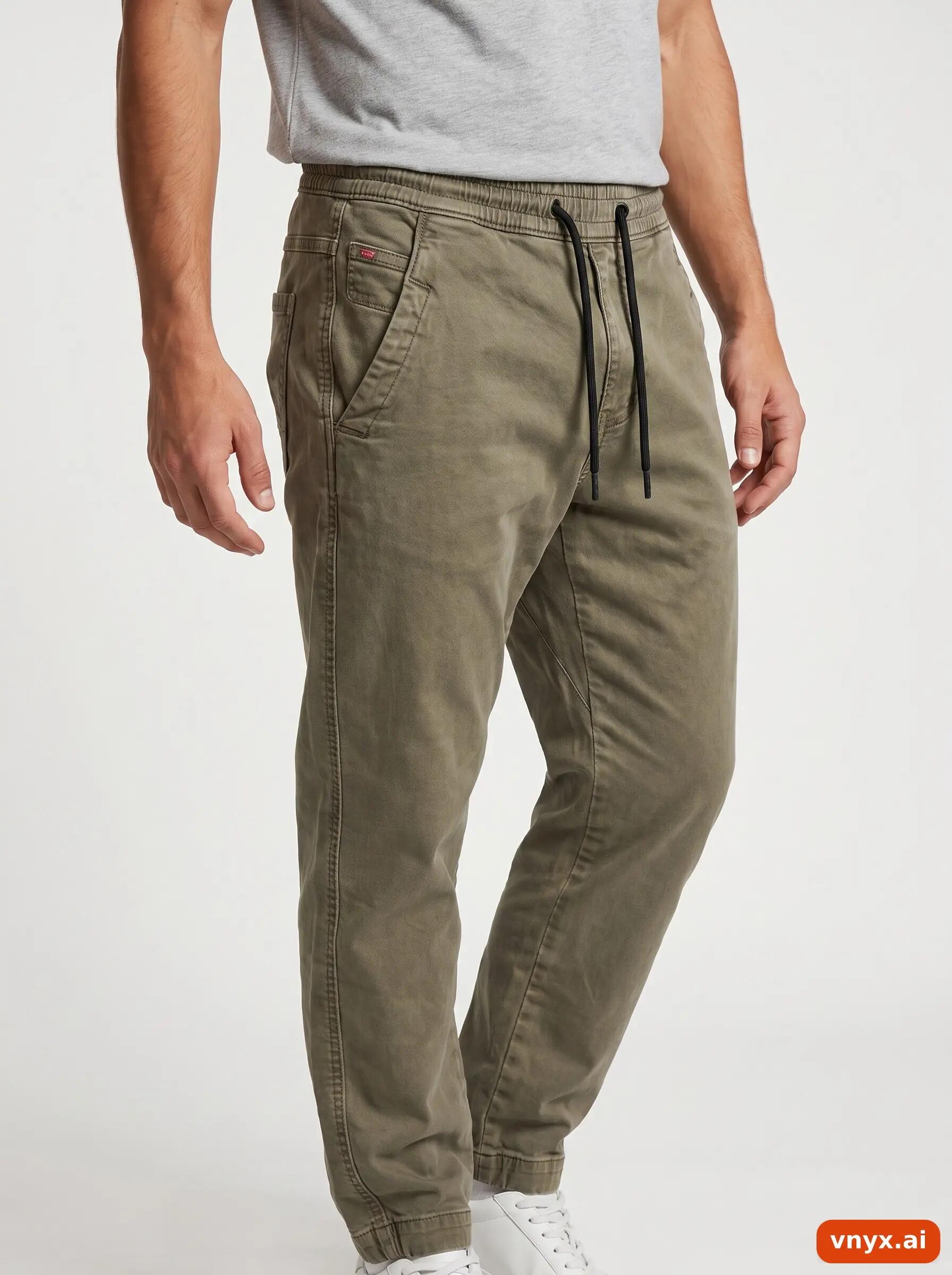 Second Life - Vintage Diesel Olive Green Trousers Men W25 5/6
