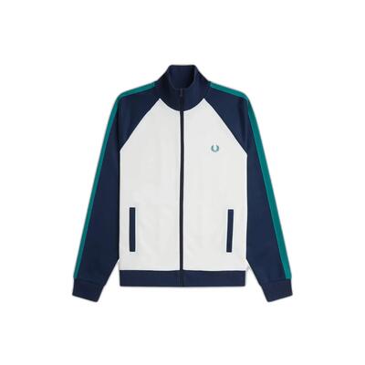 Jas met contrasterende mouwen fred perry