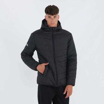 Blouson à capuche d'hiver unisexe EDMONTON noir