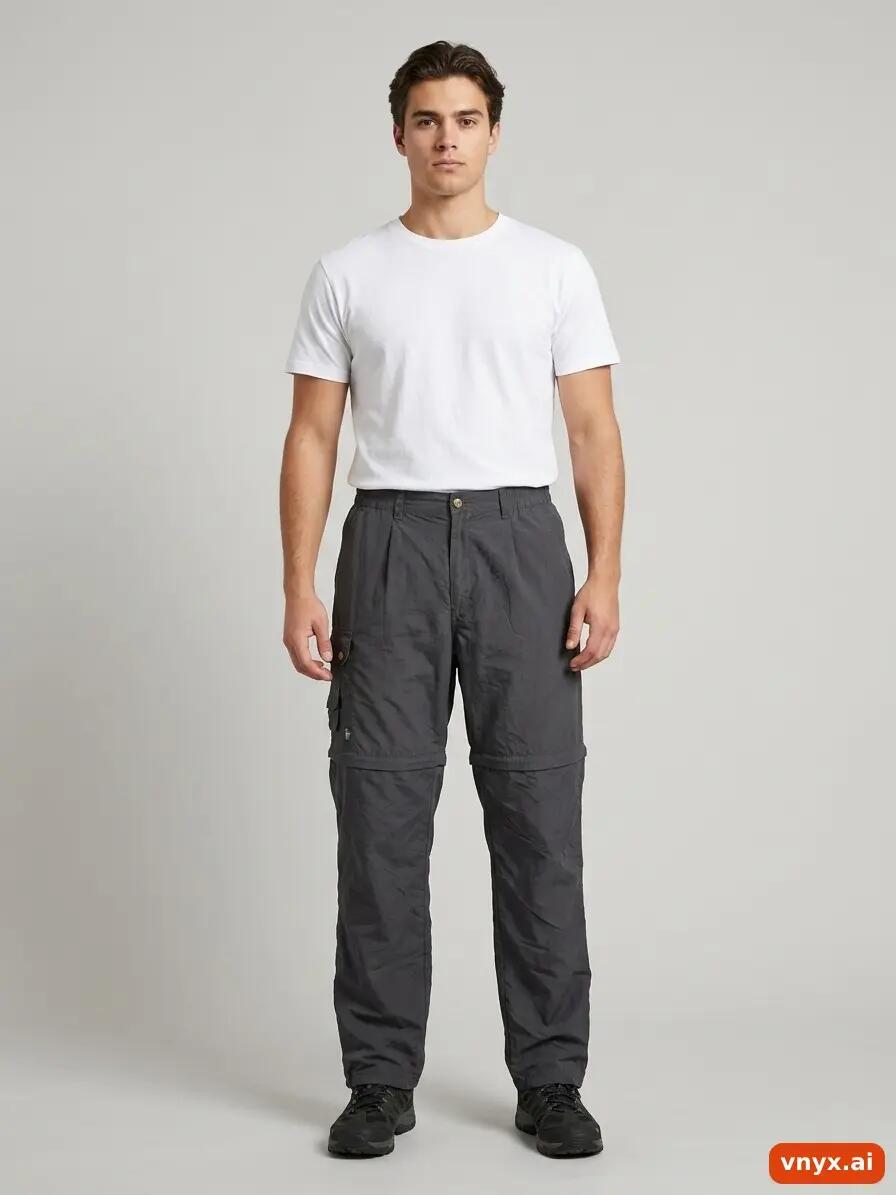 Second Life - Vintage Fjällräven Grey Trousers Men XXL 3/6