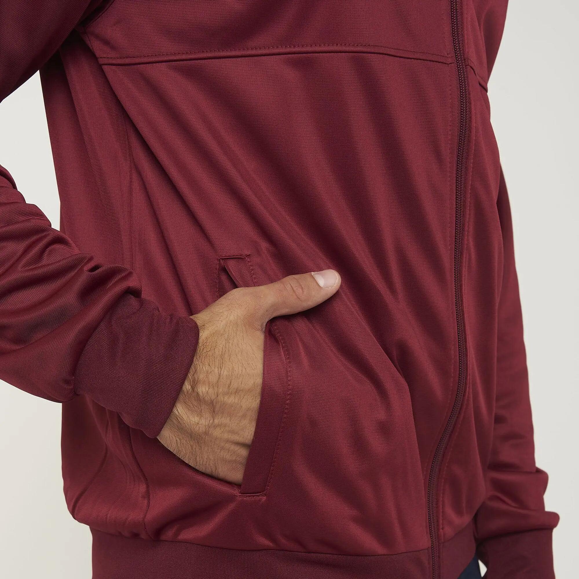 Unisex zip-up jacket CUBA burgundy 6/7
