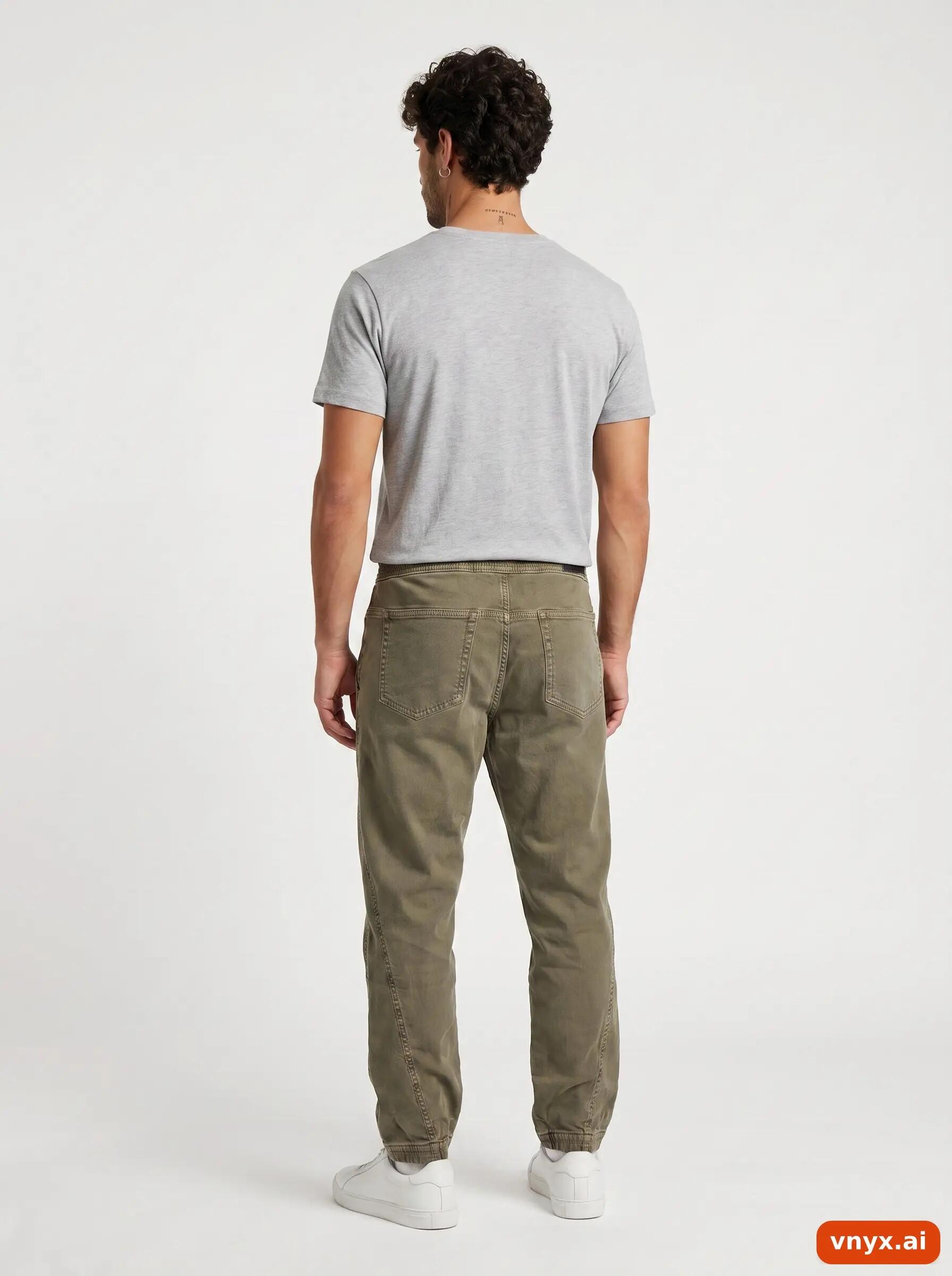 Second Life - Vintage Diesel Olive Green Trousers Men W25 2/6