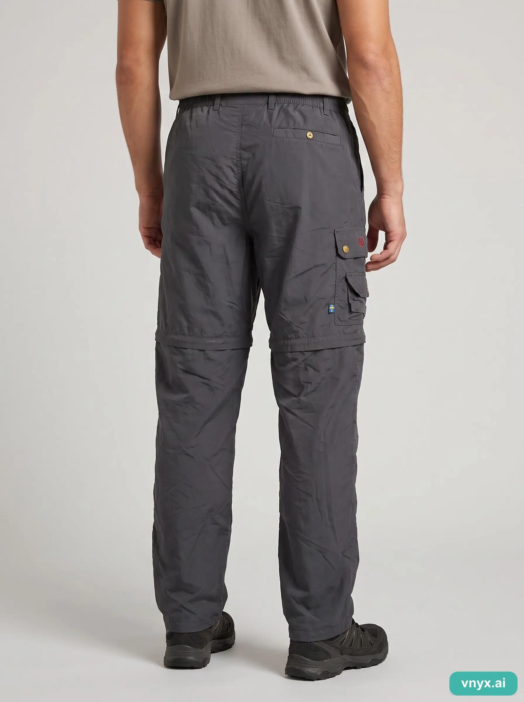 Second Life - Vintage Fjällräven Grey Trousers Men XXL 2/6
