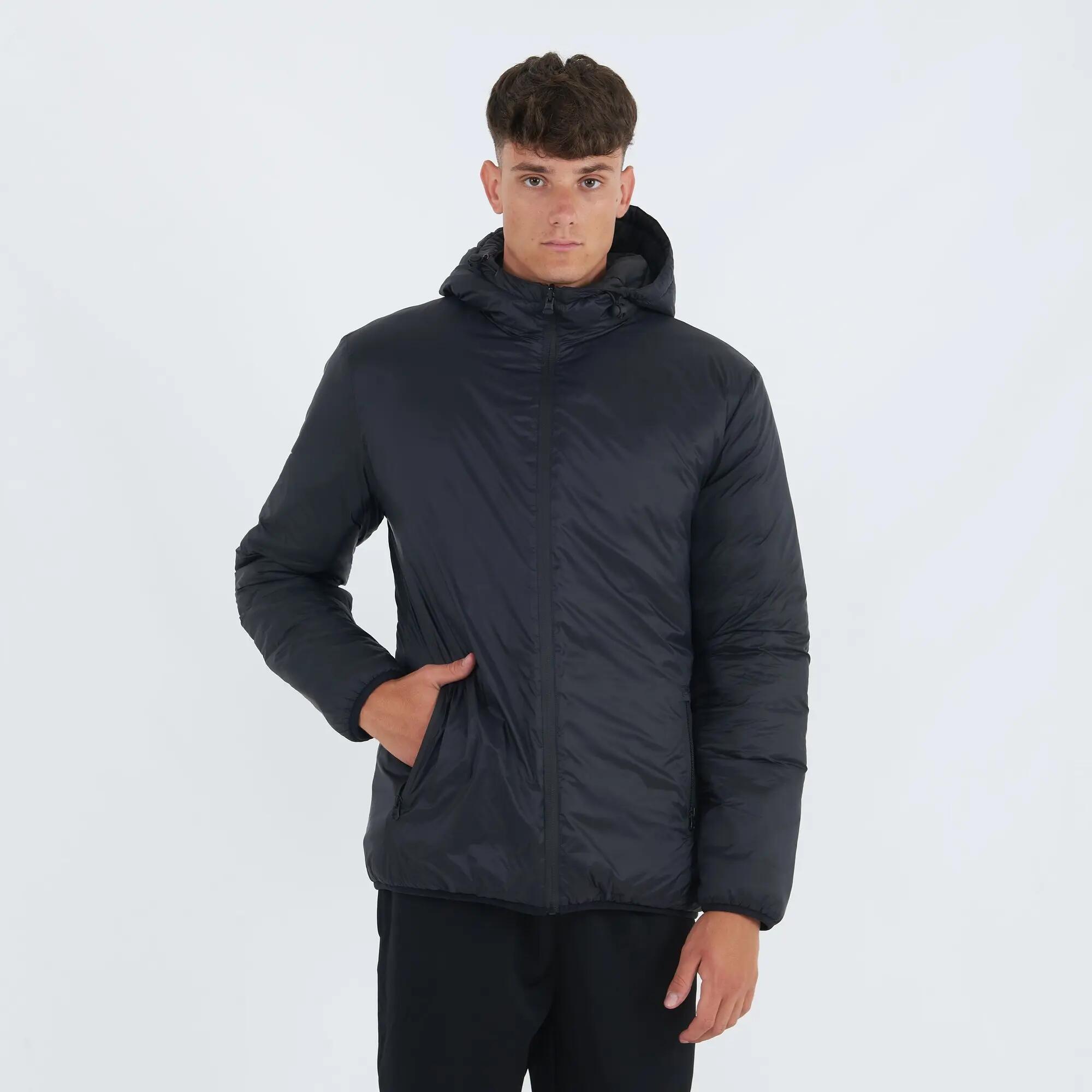 Blouson à capuche d'hiver unisexe EDMONTON noir 3/6