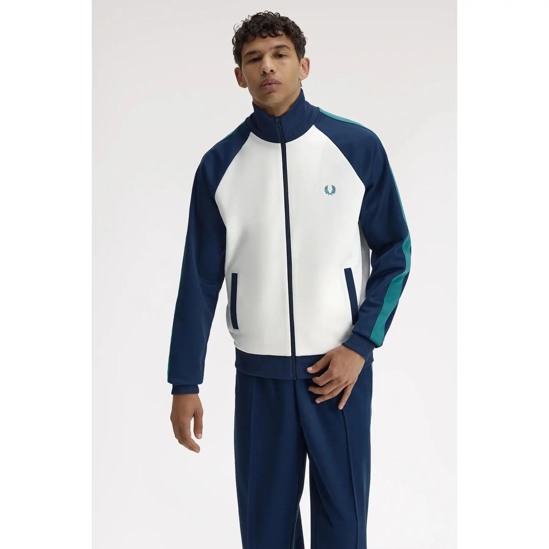 Jas met contrasterende mouwen Fred Perry 2/7