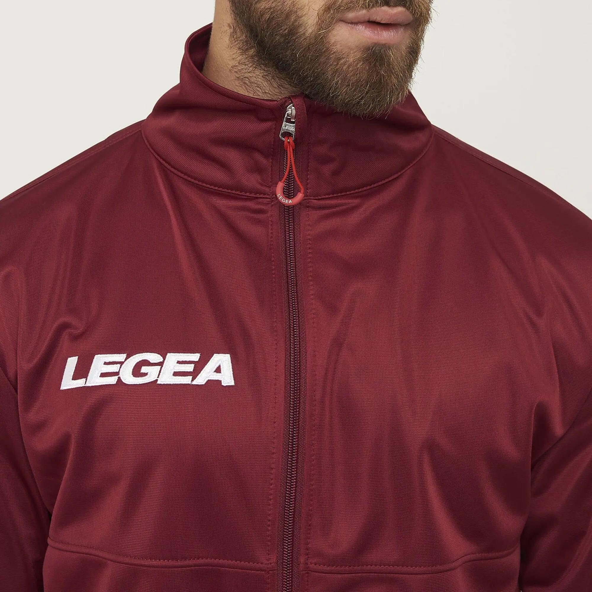 Unisex zip-up jacket CUBA burgundy 4/7