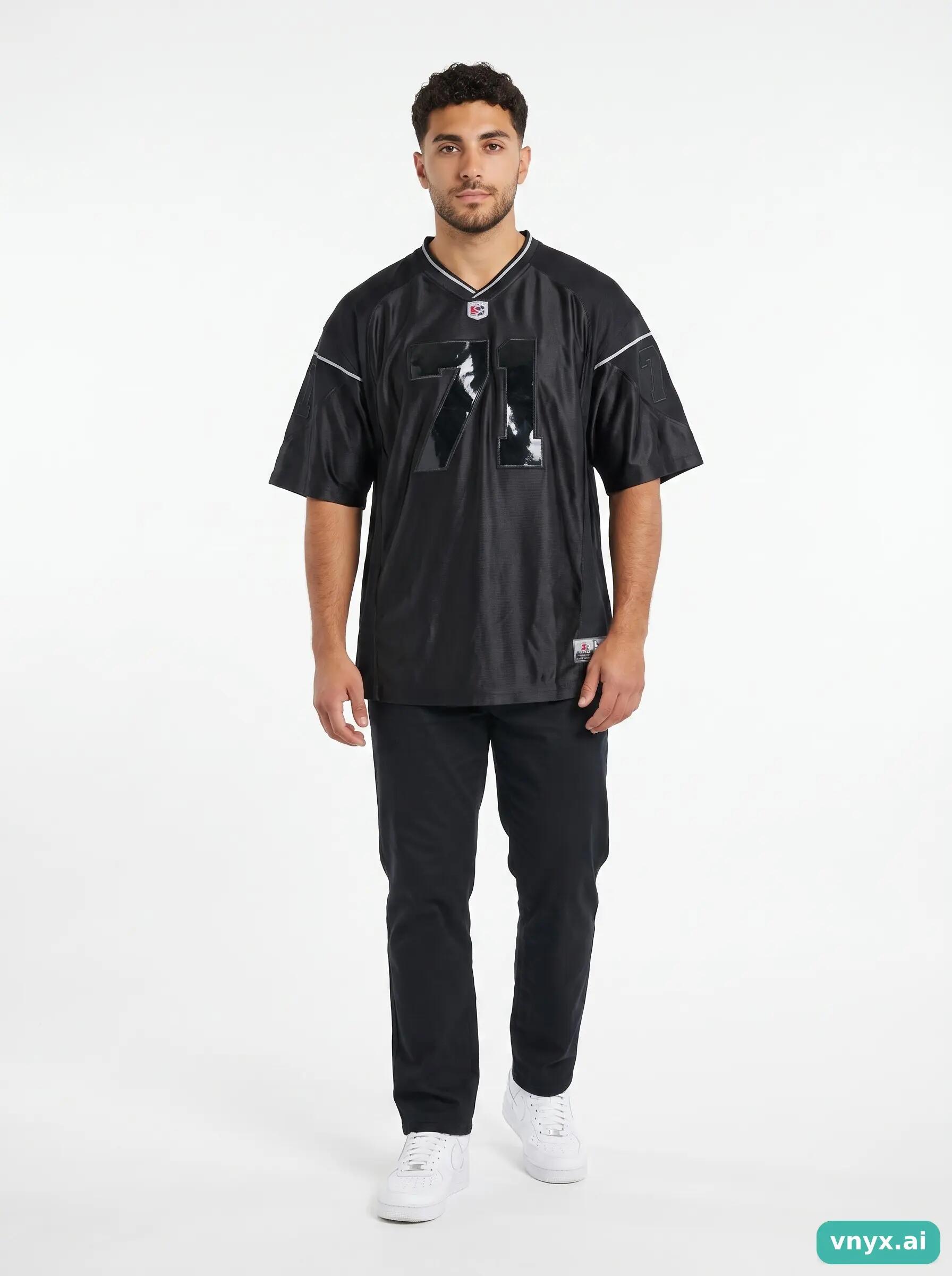 Second Life - Starter Jersey in Black size L Sports T-shirt 3/6