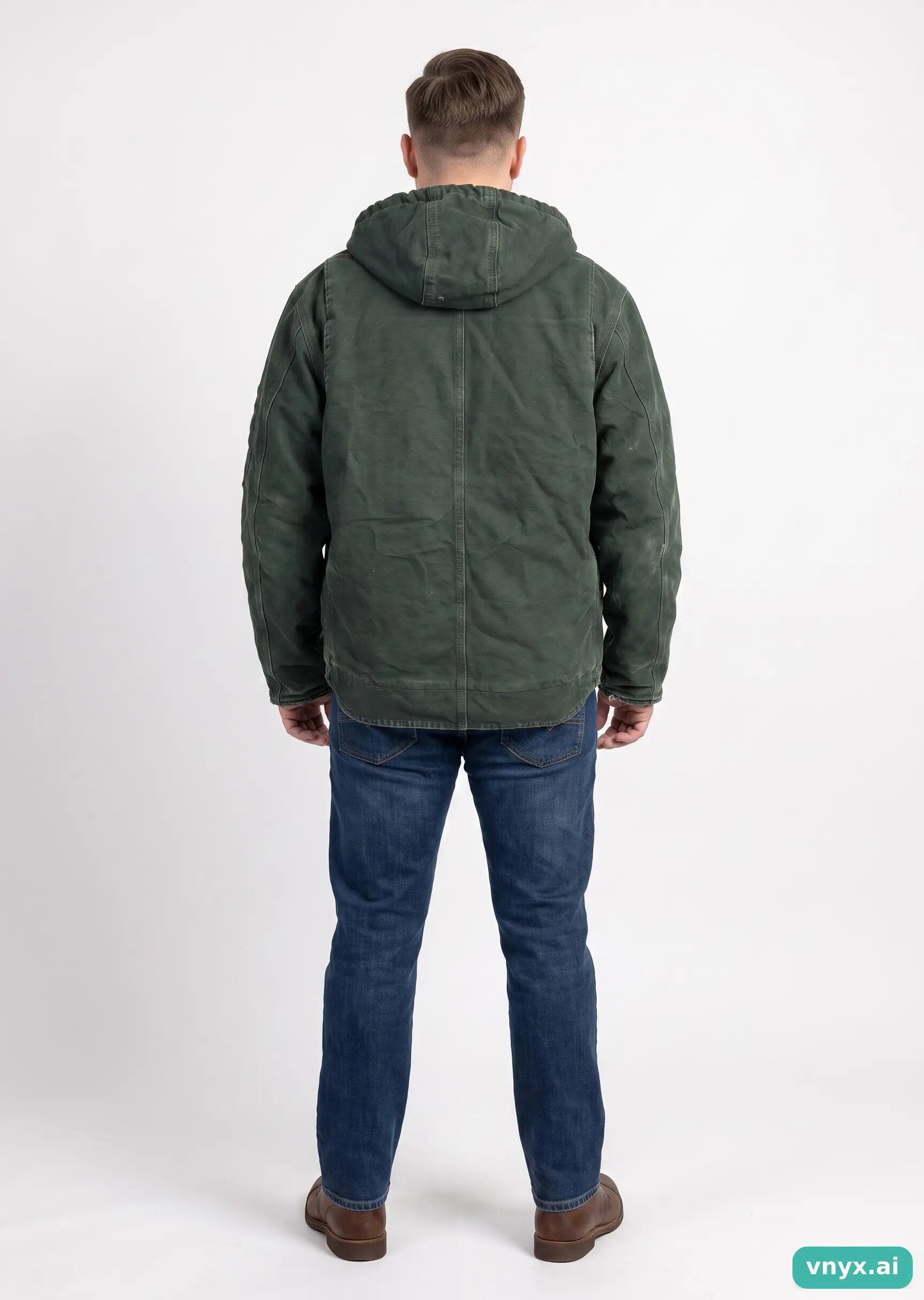Second Life - Vintage Carhartt Dark Green Outdoor Jacket Men L 4/5