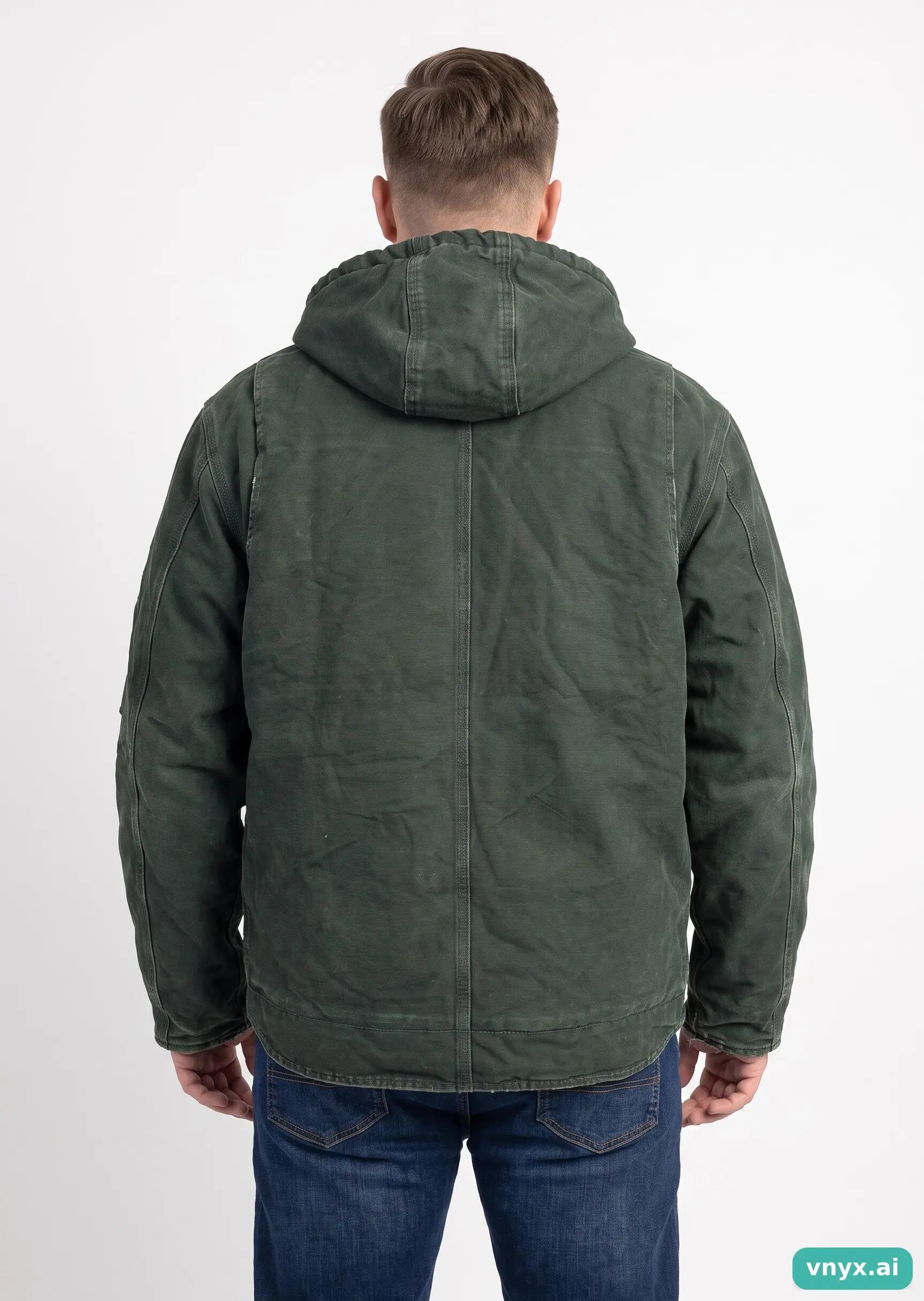 Second Life - Vintage Carhartt Dark Green Outdoor Jacket Men L 2/5