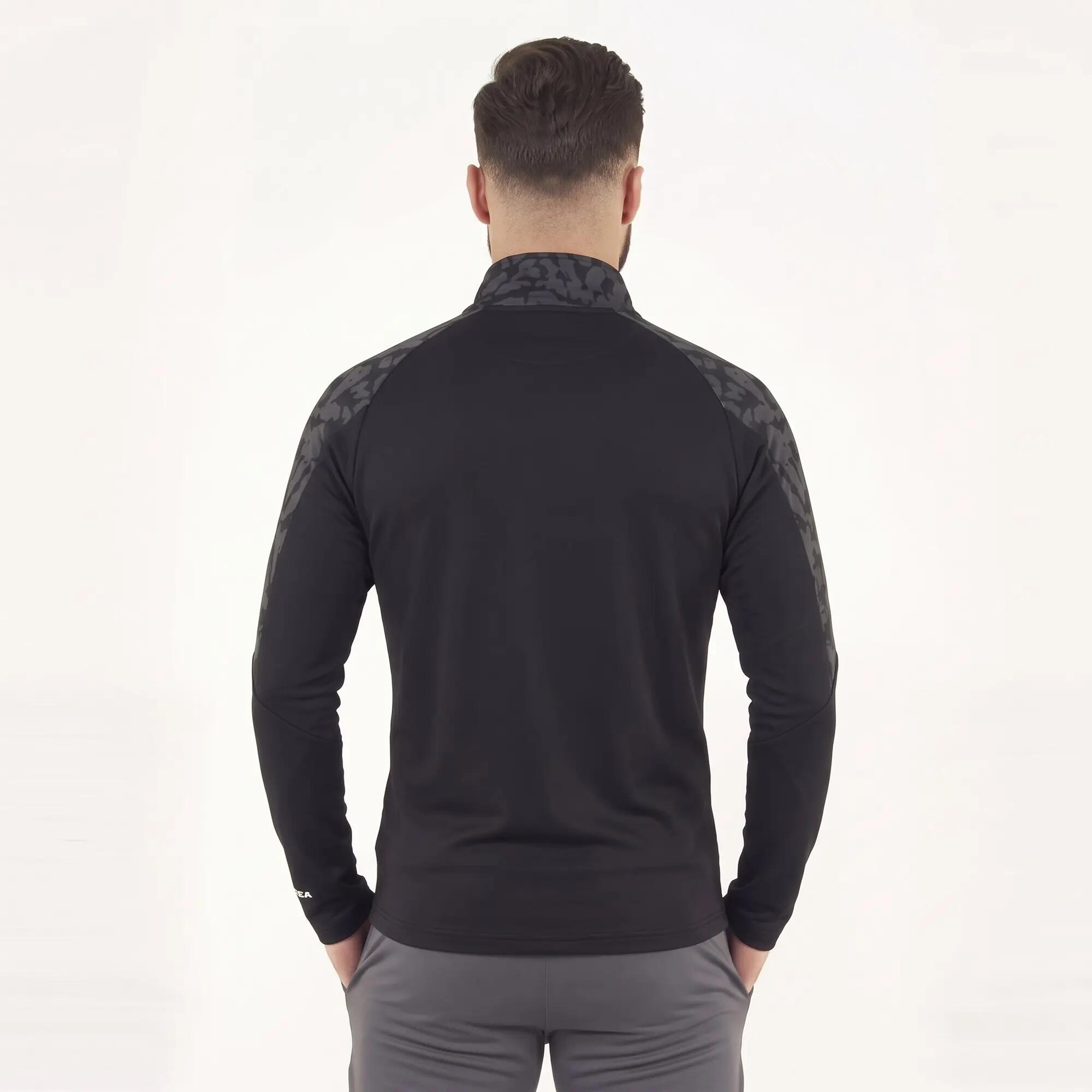 Giacca con zip da allenamento unisex BRISTOL nero 2/2