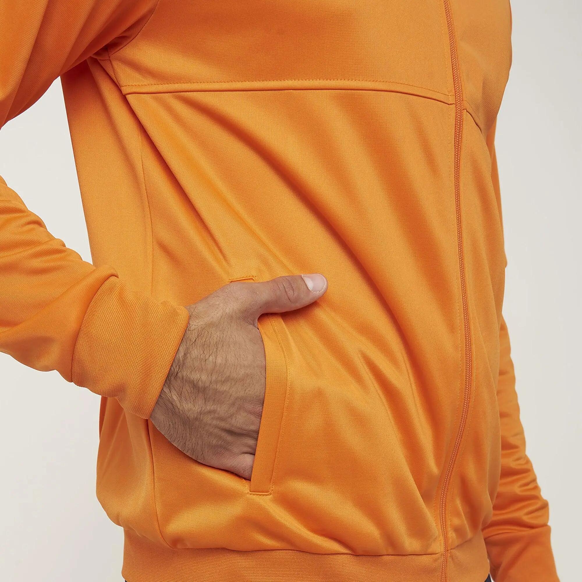 Unisex zip-up jacket CUBA orange 5/8