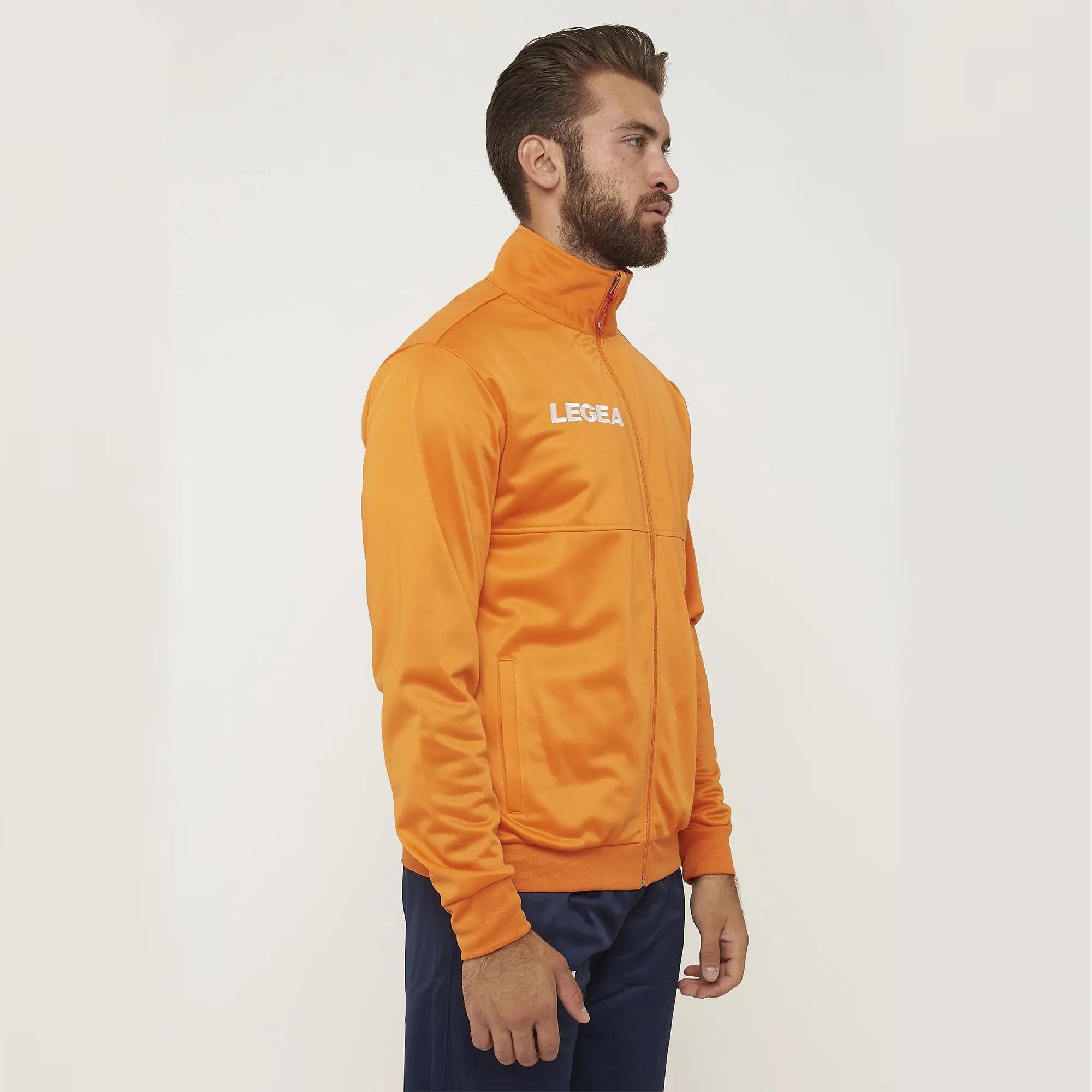 Unisex zip-up jacket CUBA orange 4/8