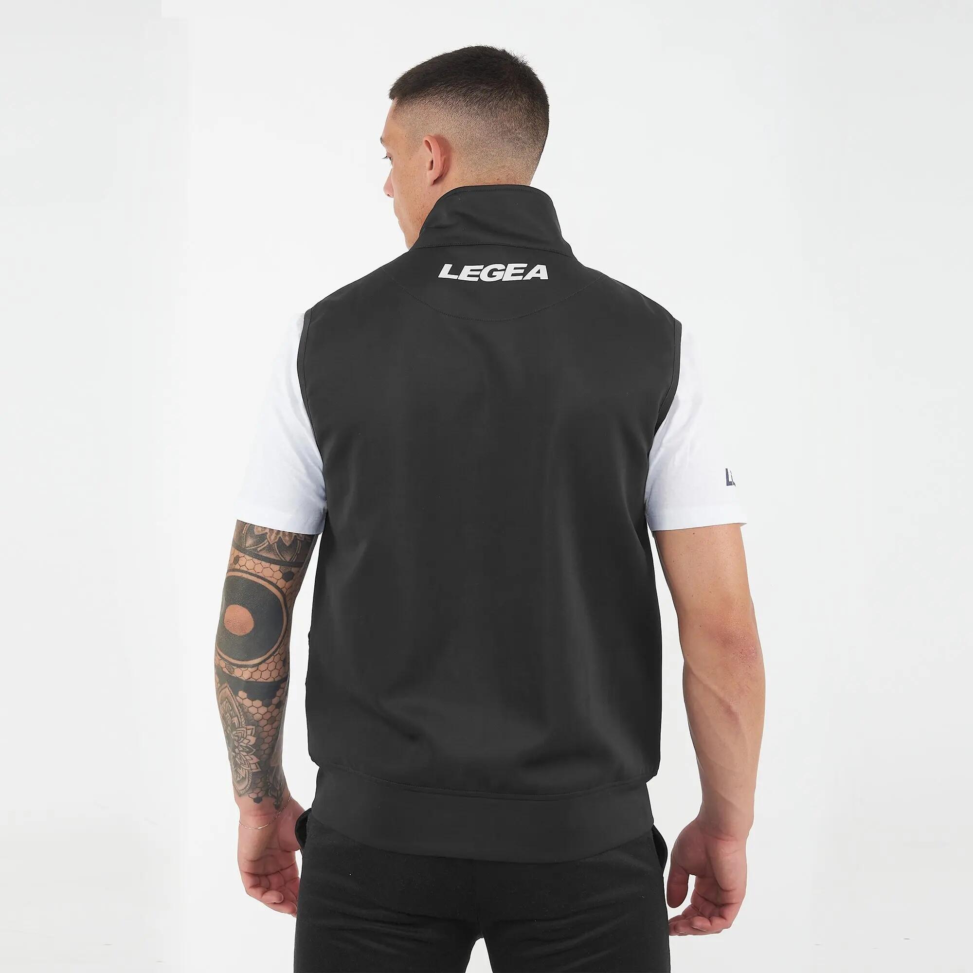 Gilet sans manches zippé d'hiver unisexe ODENSE noir 4/8