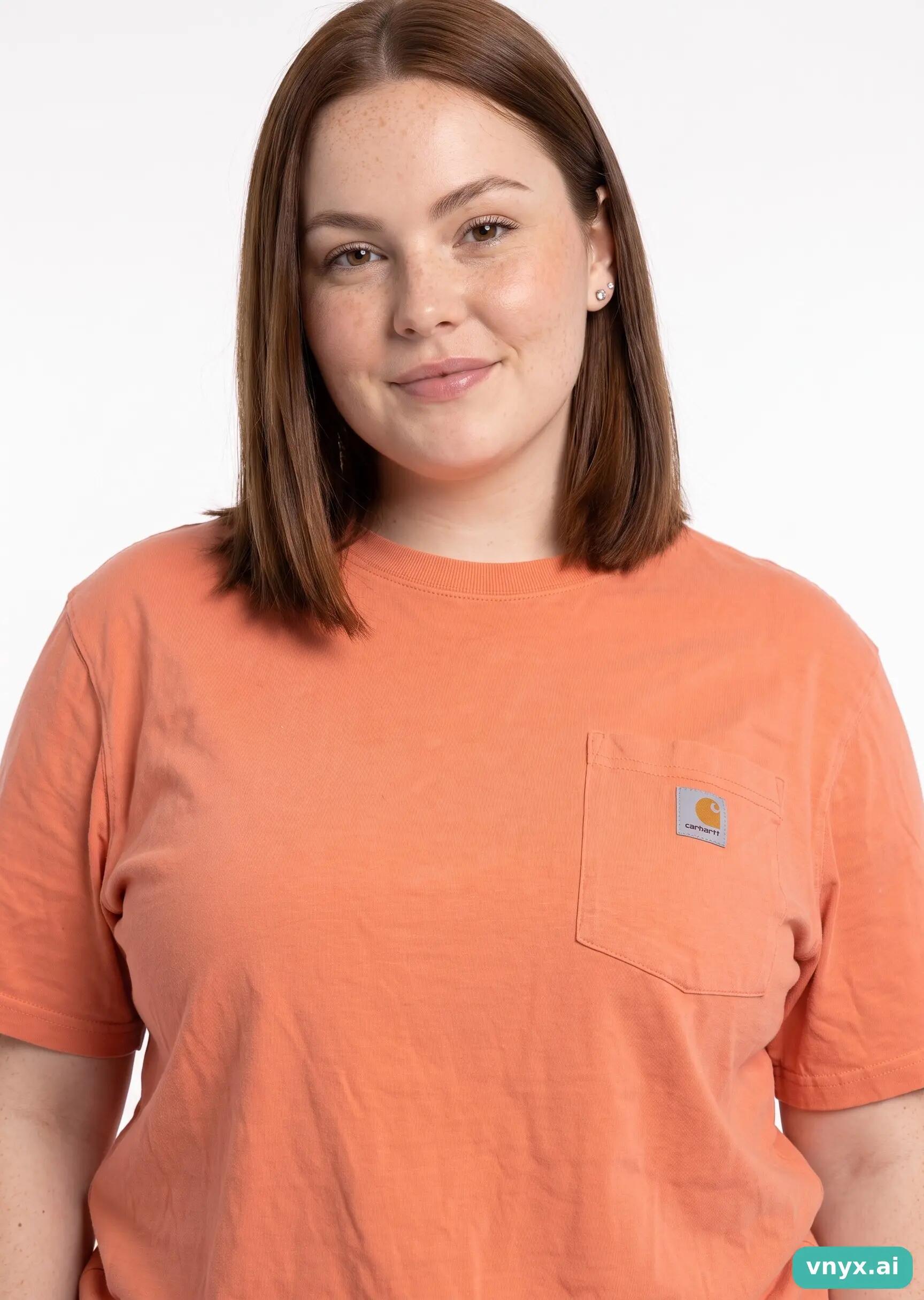 Second Life - Loose Fit Carhartt T-Shirt in Orange 5/5