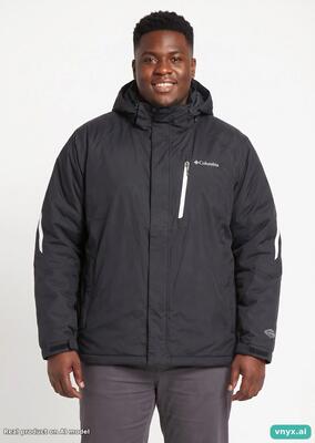 Second life - vintage columbia black outdoor jacket men xl