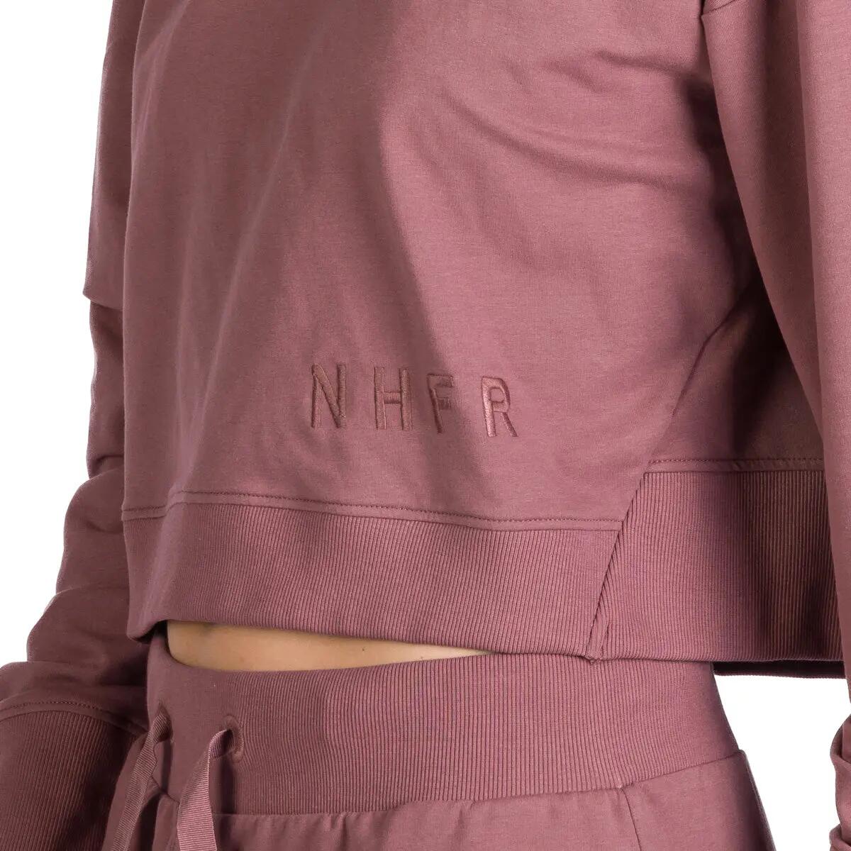 Dámská volnočasová zkrácená oversize mikina s kapucí PATTI 9/10