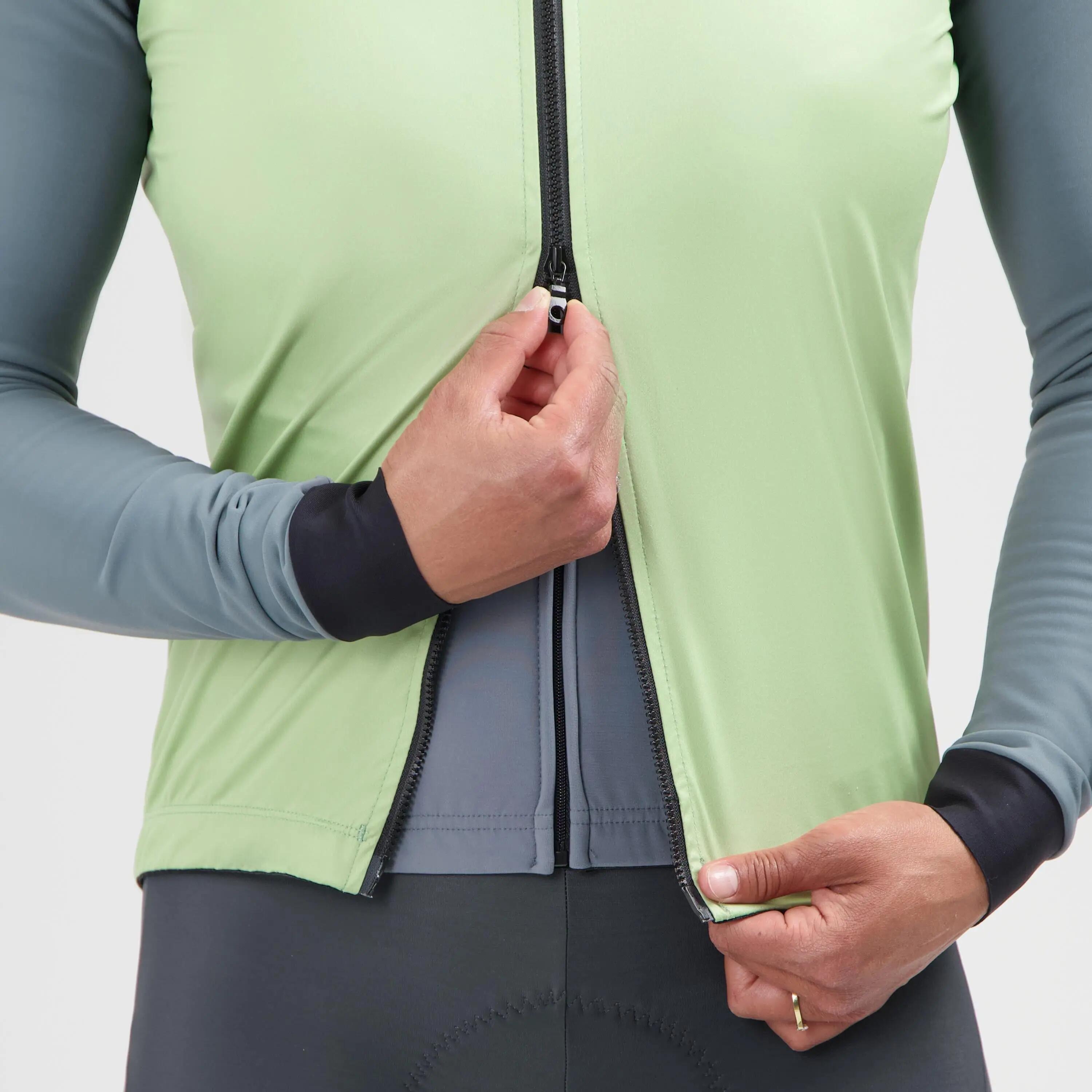 Casaco de ciclismo sem mangas para mulheres 6/7