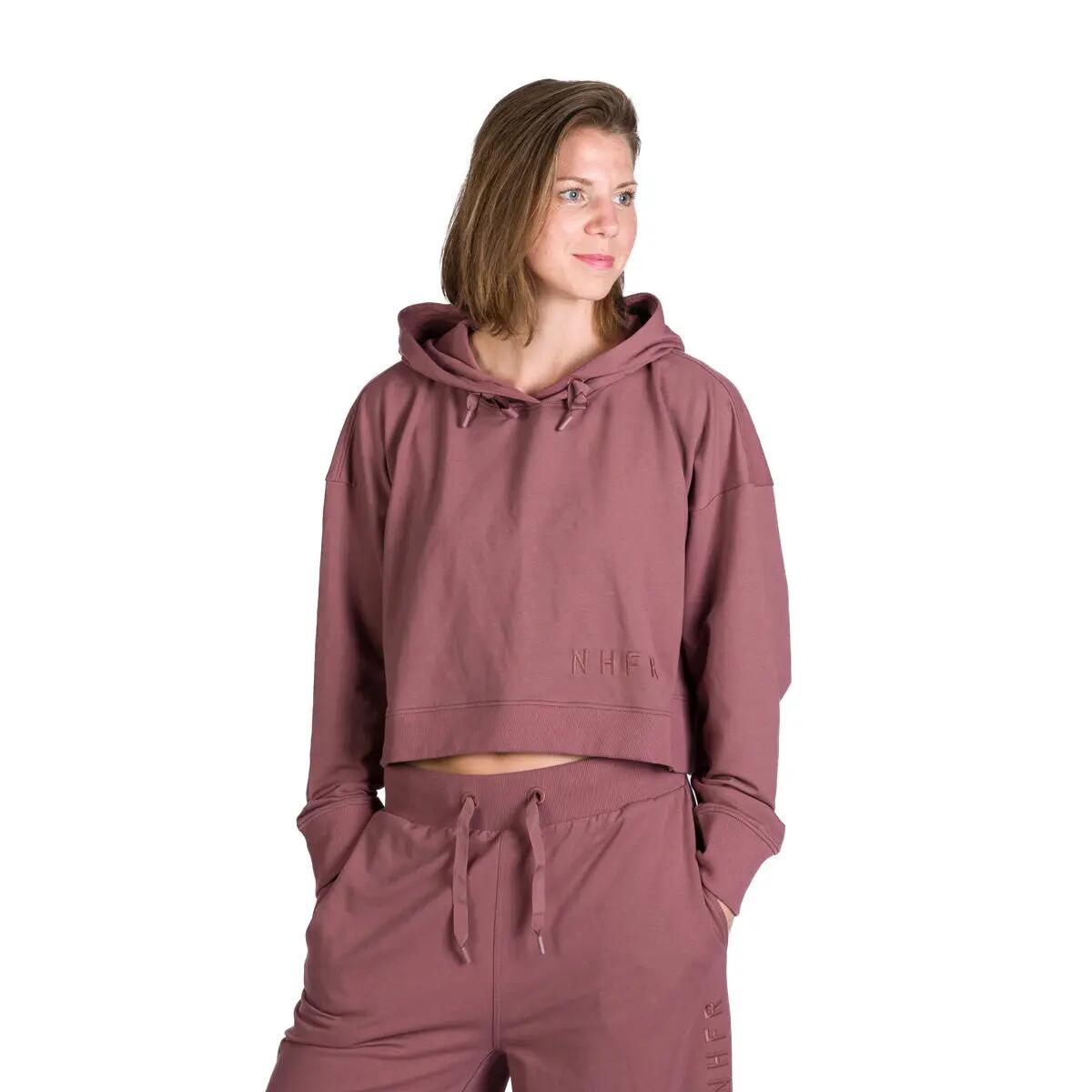 Dámská volnočasová zkrácená oversize mikina s kapucí PATTI 7/10