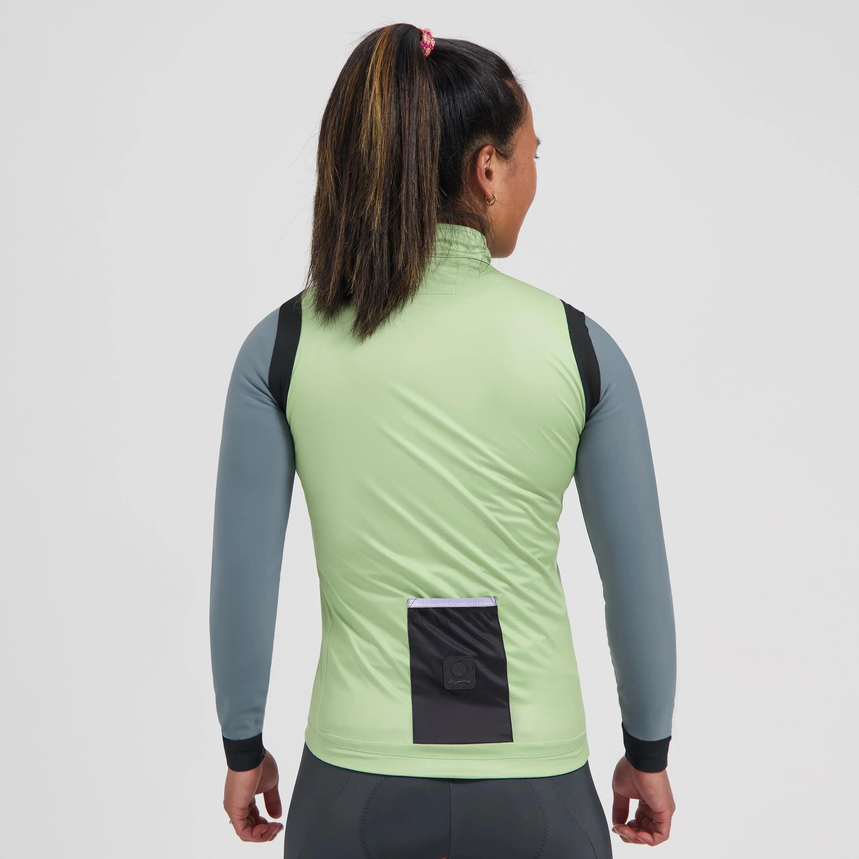Casaco de ciclismo sem mangas para mulheres 3/7