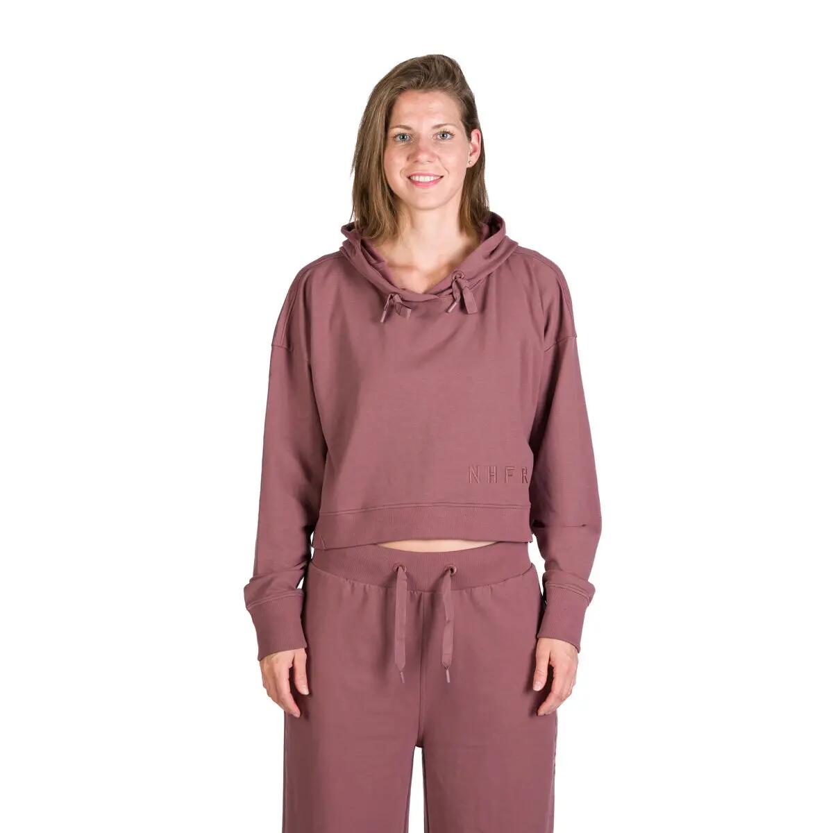 Dámská volnočasová zkrácená oversize mikina s kapucí PATTI 2/10