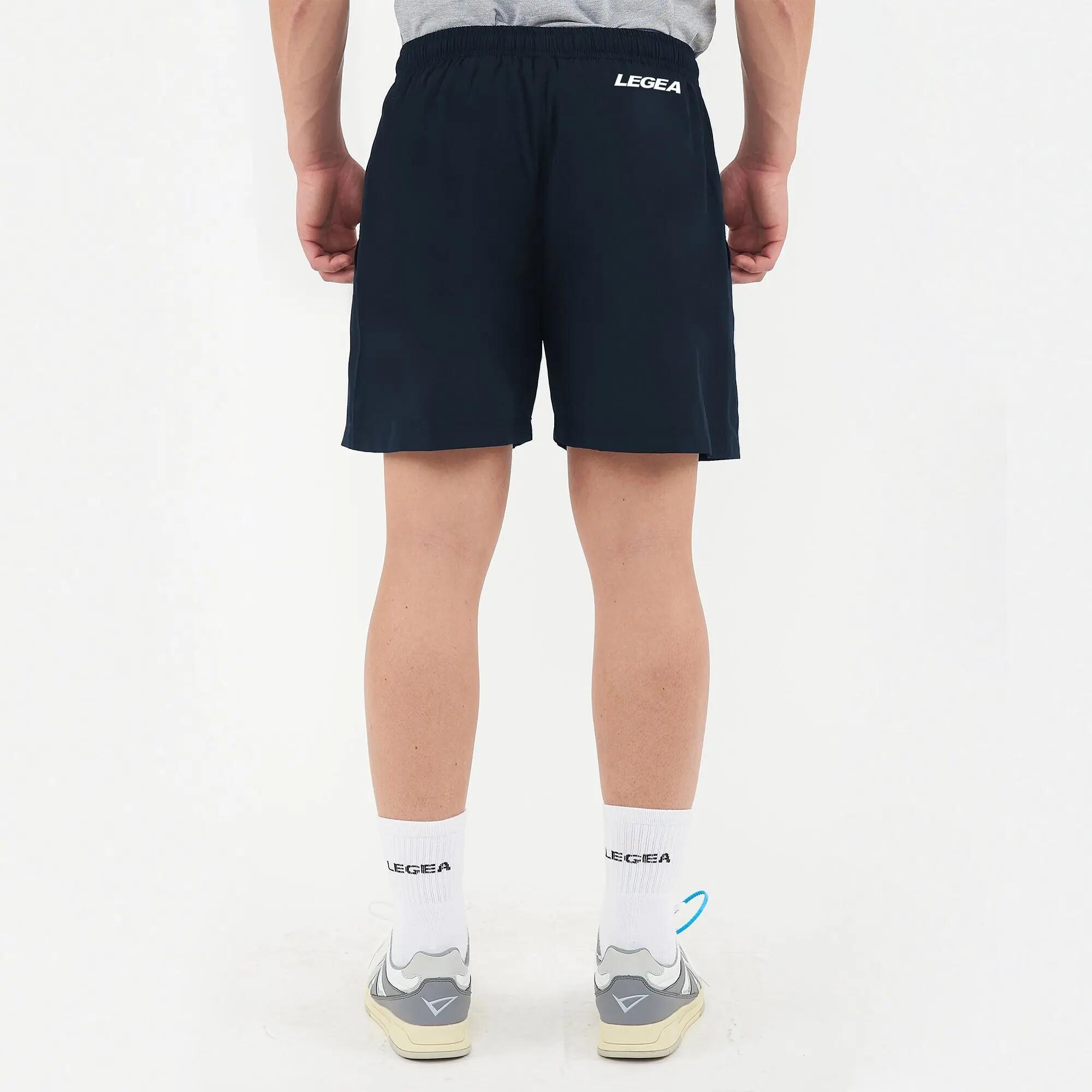 Pantalón corto de fútbol unisex SMASH azul marino 4/7