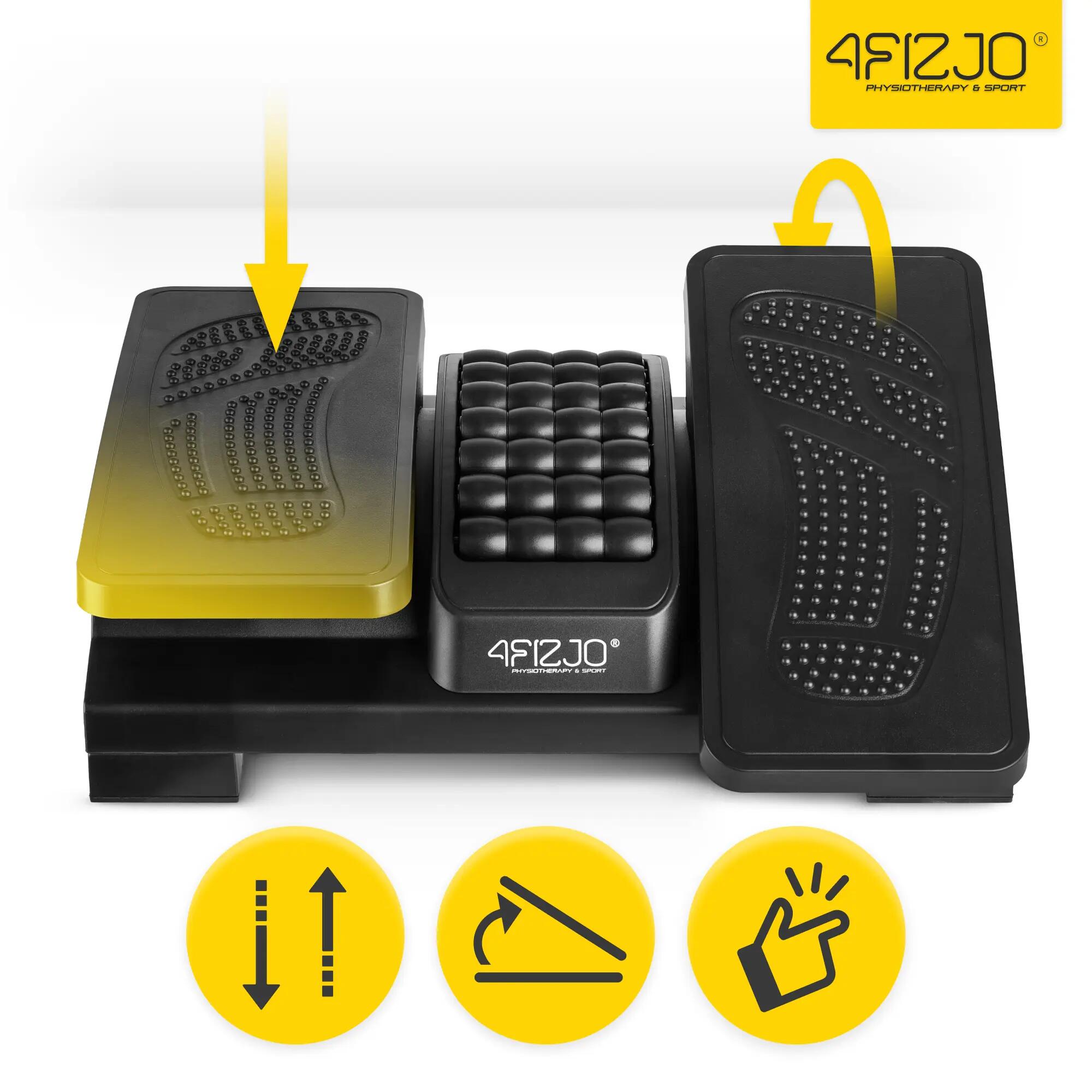 Podnóżek pod biurko regulowany PRO ergonomiczny biurowy 4FIZJO 9/15