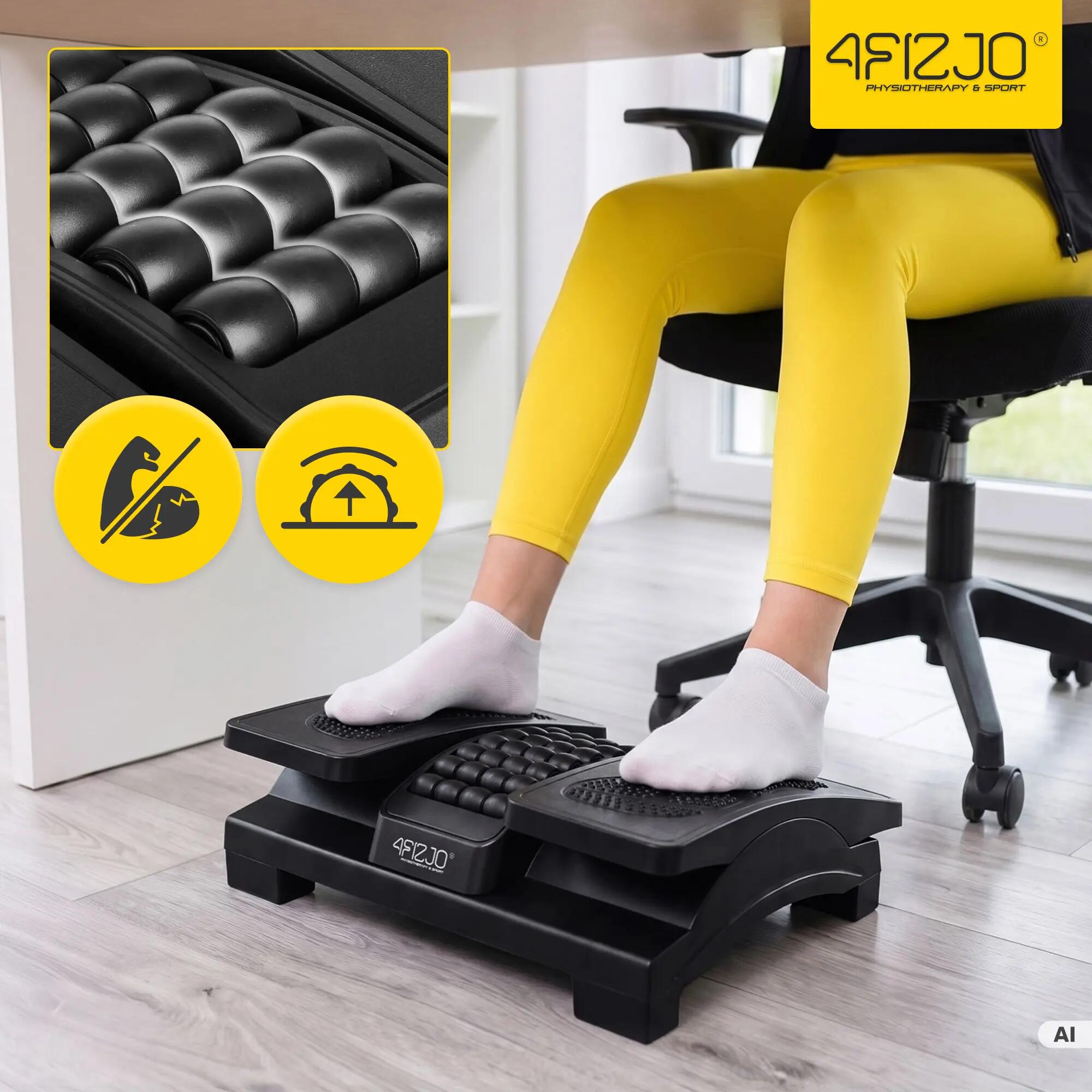 Podnóżek pod biurko regulowany PRO ergonomiczny biurowy 4FIZJO 4/15