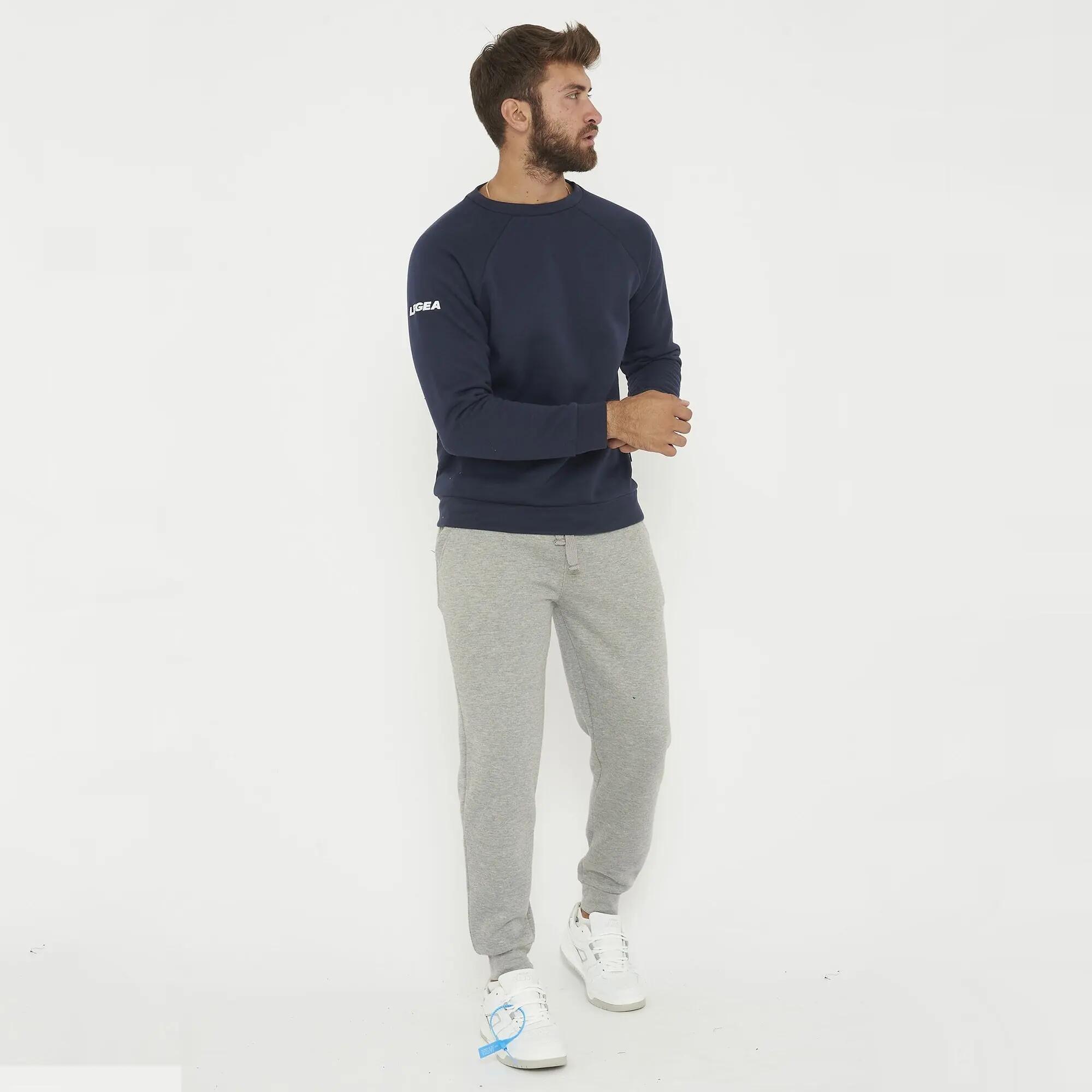 Sudadera unisex ZAGABRIA azul marino 3/8