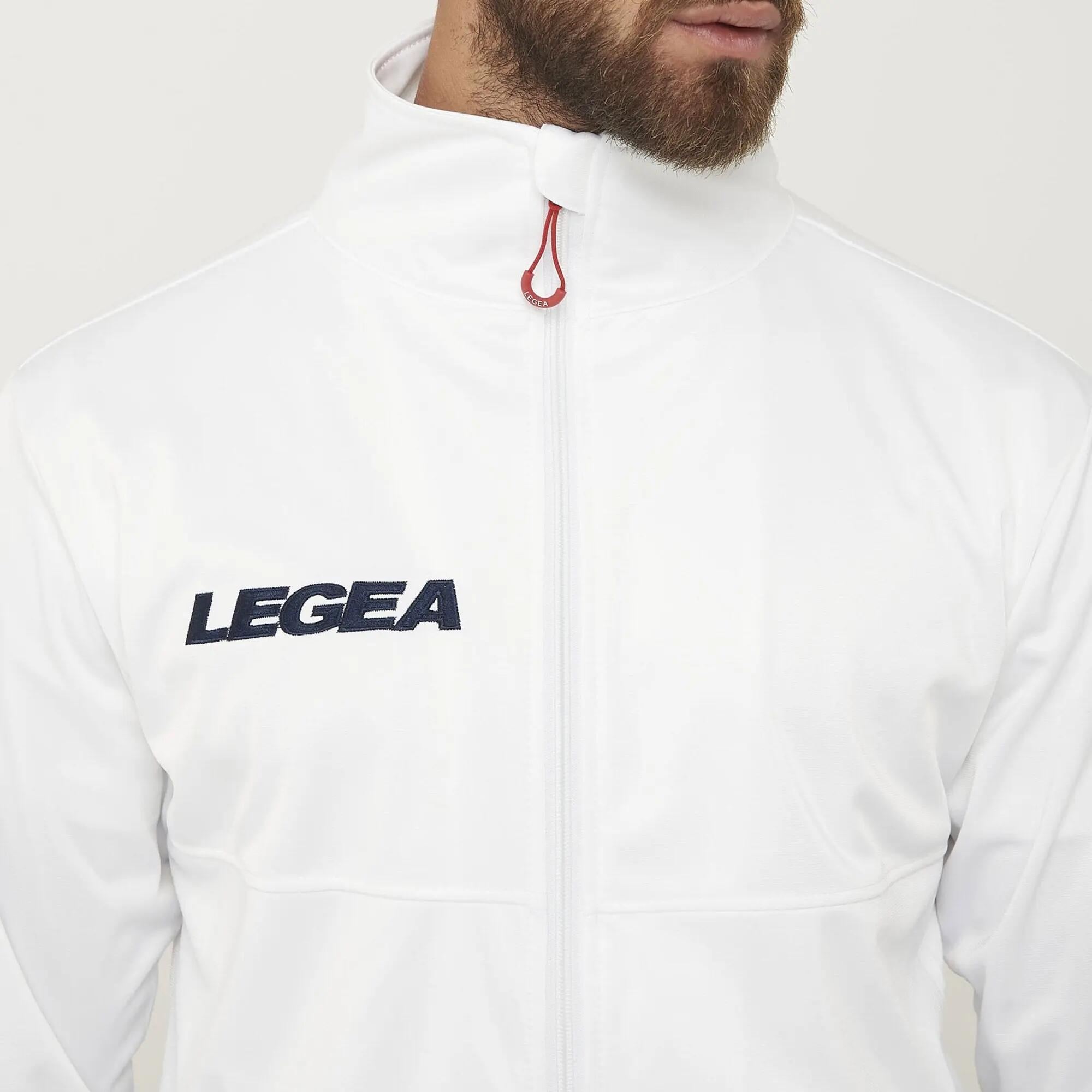 Chaqueta con cremallera unisex CUBA blanca 5/7