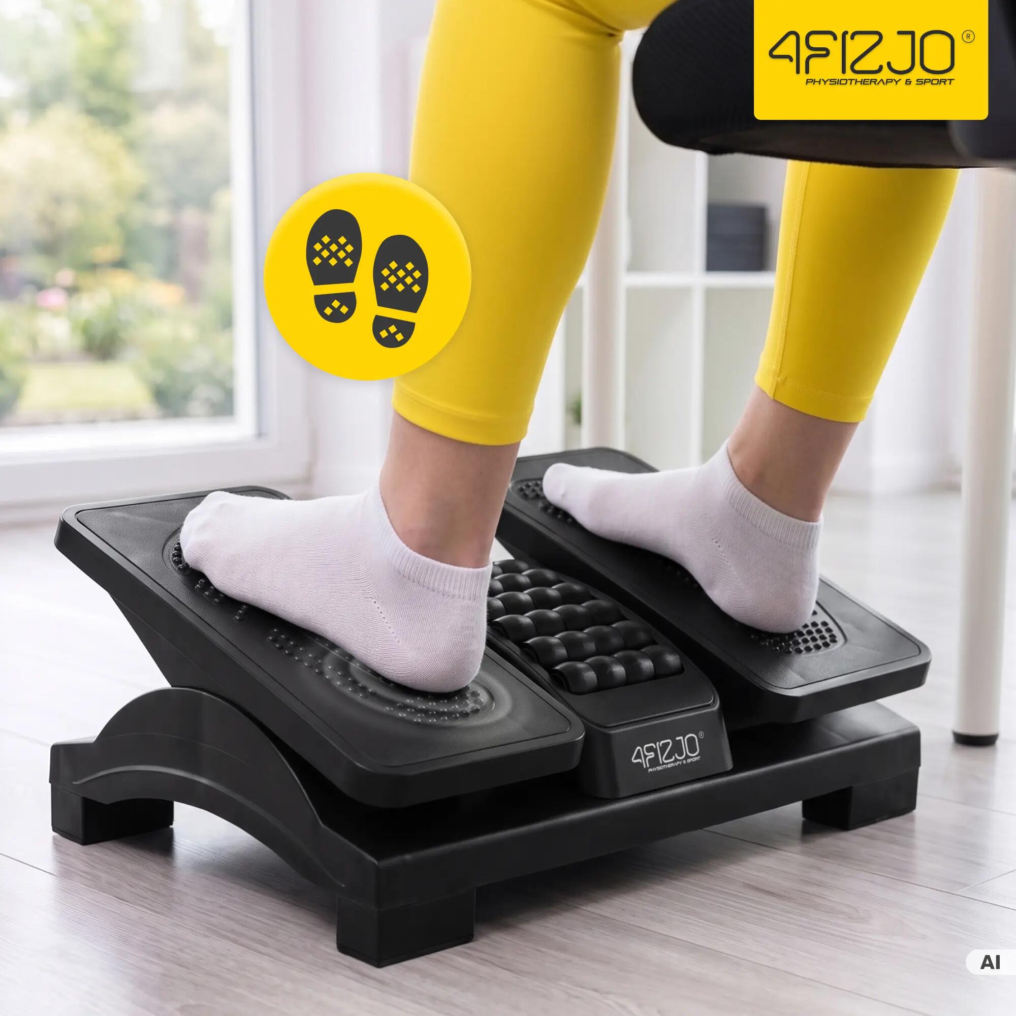 Podnóżek pod biurko regulowany PRO ergonomiczny biurowy 4FIZJO 2/15