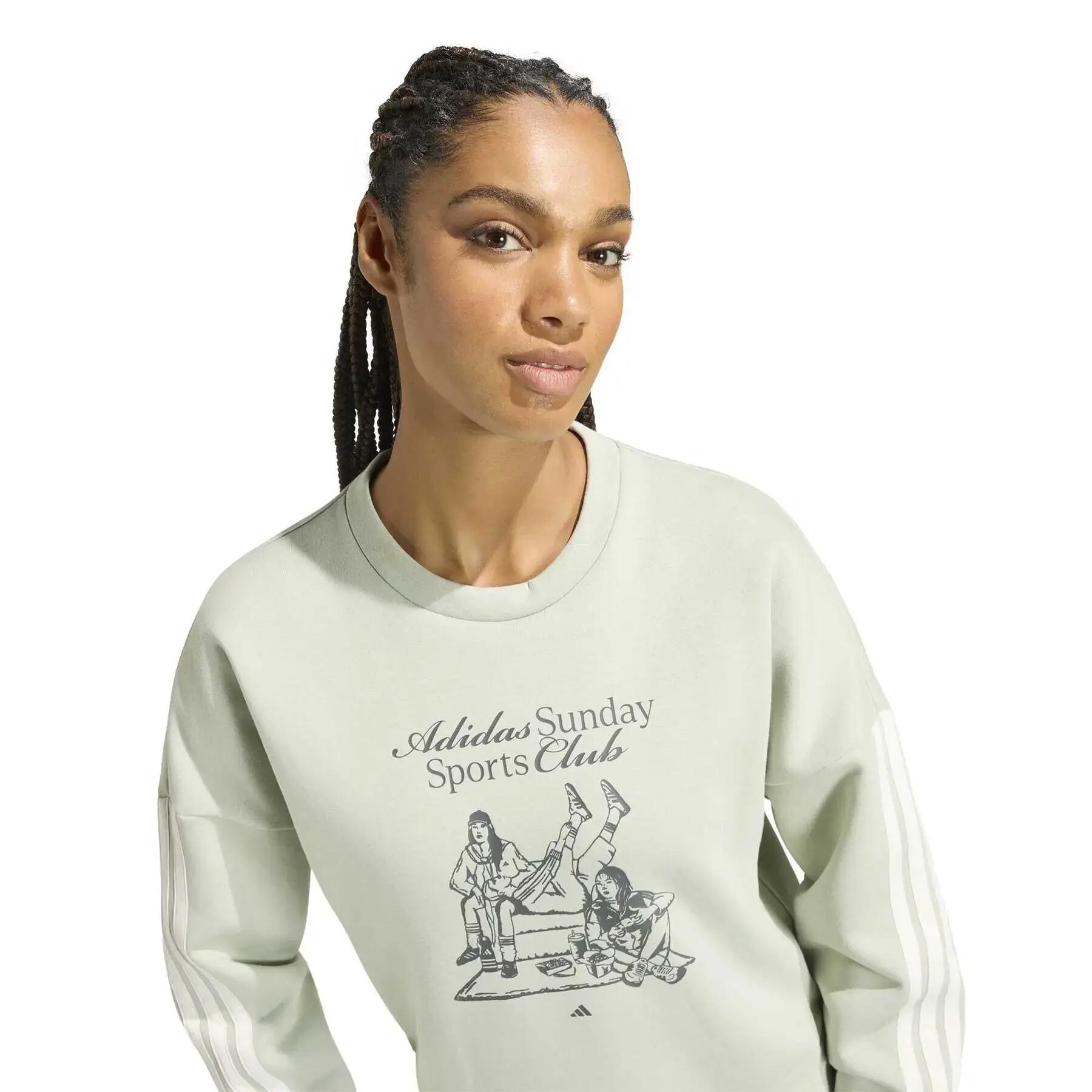 Sweatshirt femme adidas Ironic Slogan 5/6
