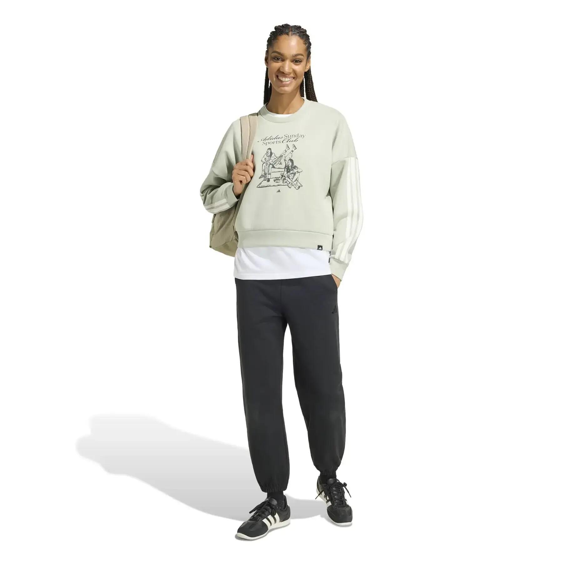 Sweatshirt femme adidas Ironic Slogan 3/6