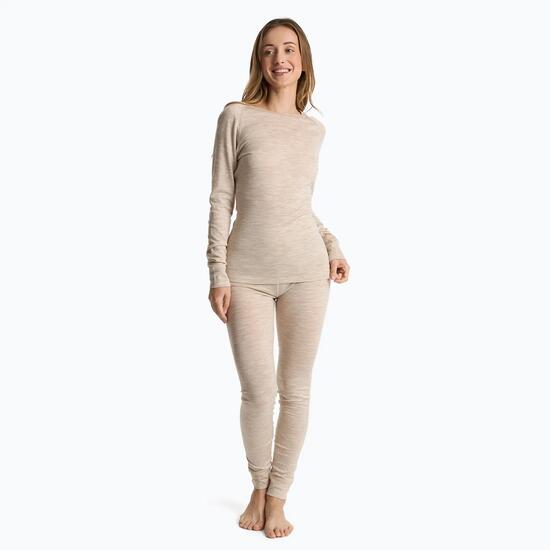 Komplet bielizny termoaktywnej damskiej WOOLCANO Merino 100% SET0543