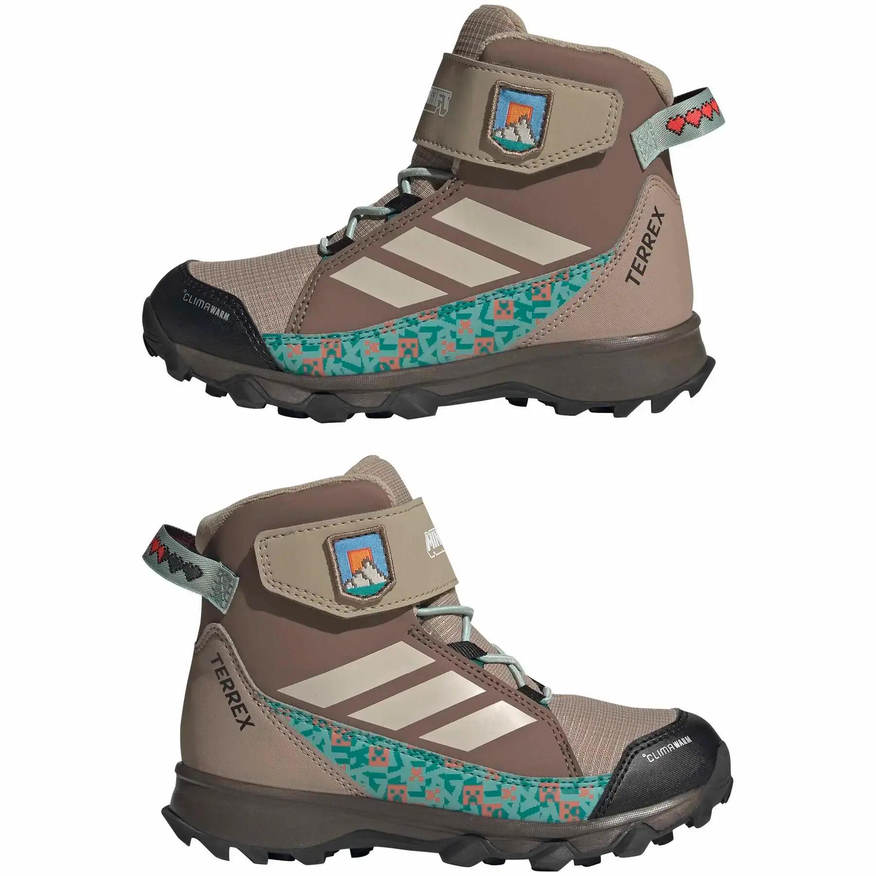 Zapatillas de senderismo para niños adidas Minecraft Terrex CF Climawarm 3/7