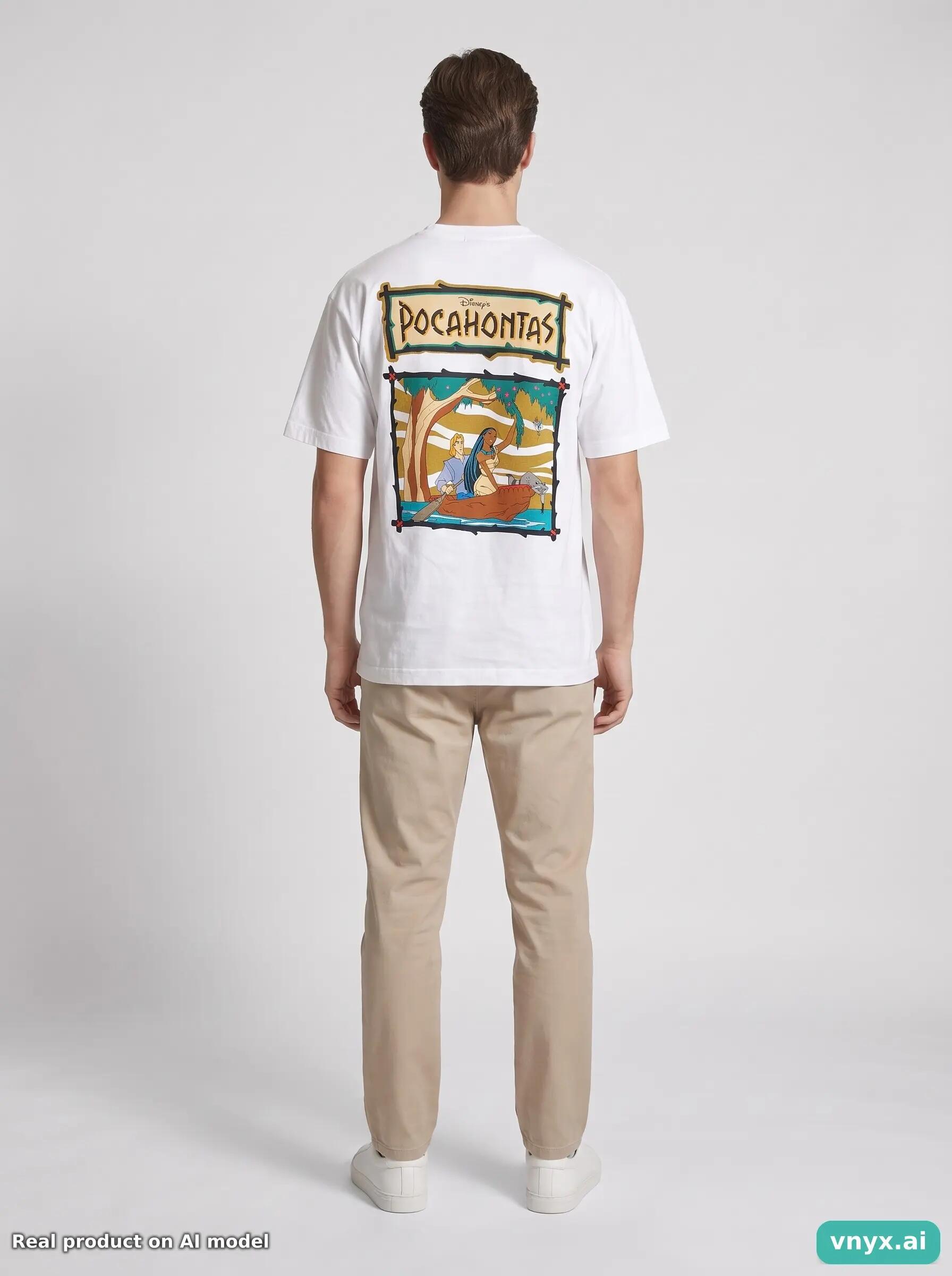 Second Life - Disney Pocahontas White Printed T-Shirt 6/6