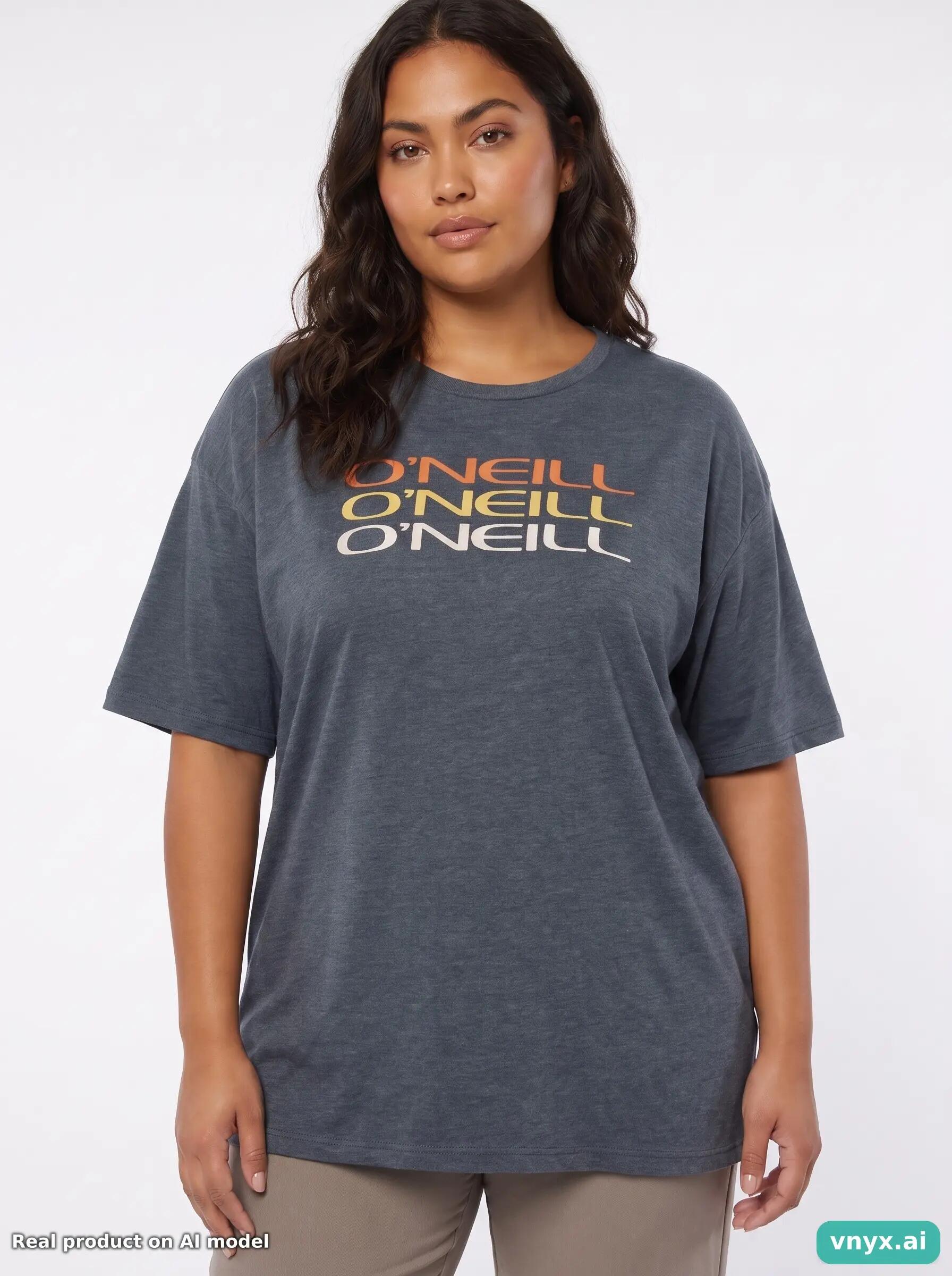 Second Life - Vintage O'Neill Heathered Grey T-Shirt Women L 5/6