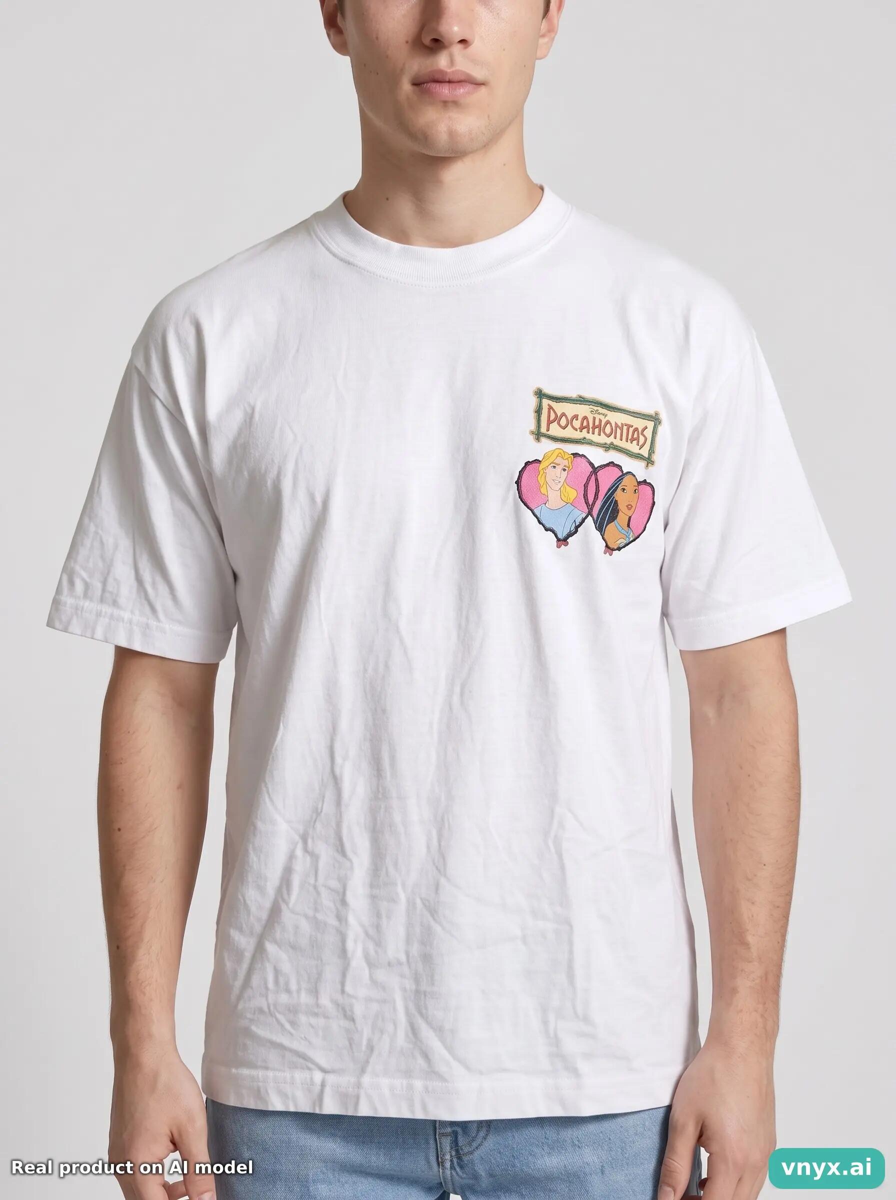 Second Life - Disney Pocahontas White Printed T-Shirt 5/6