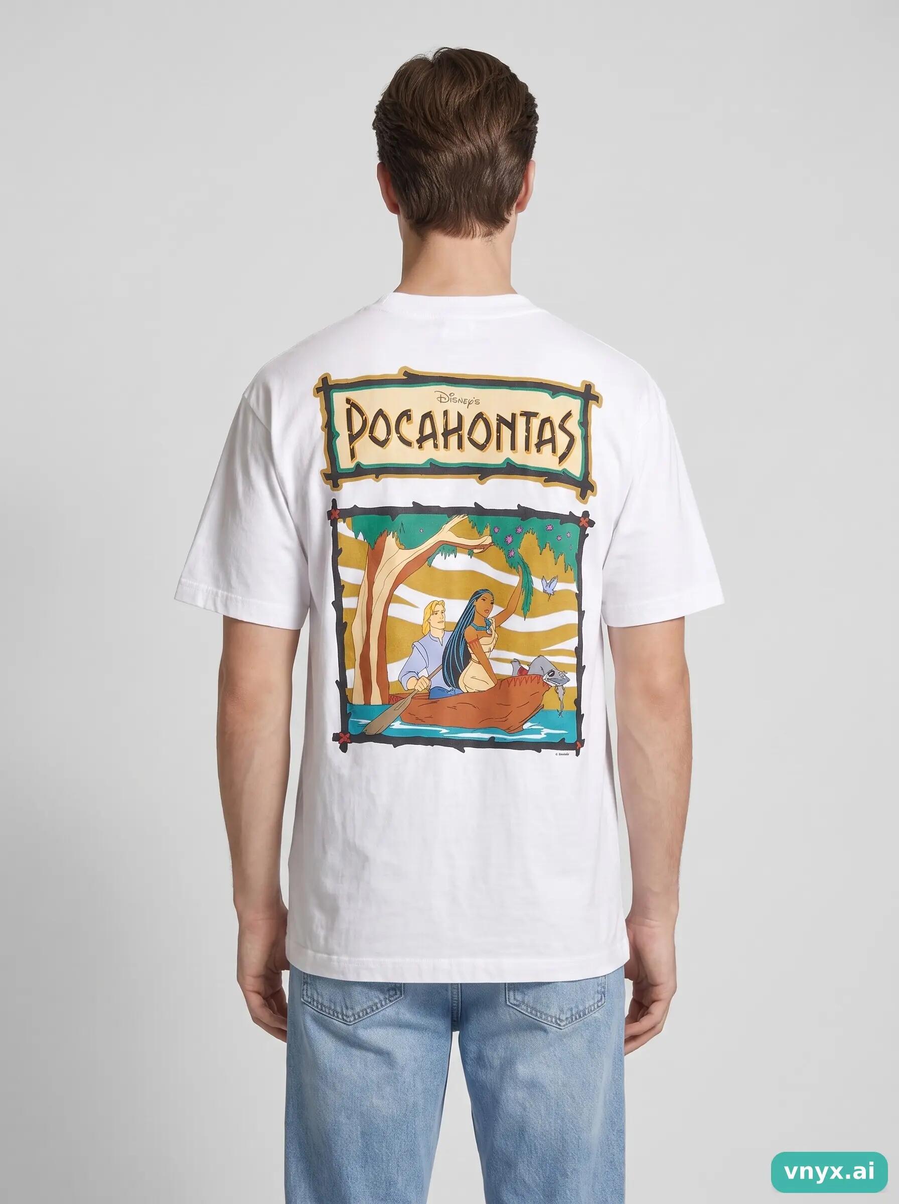 Second Life - Disney Pocahontas White Printed T-Shirt 2/6