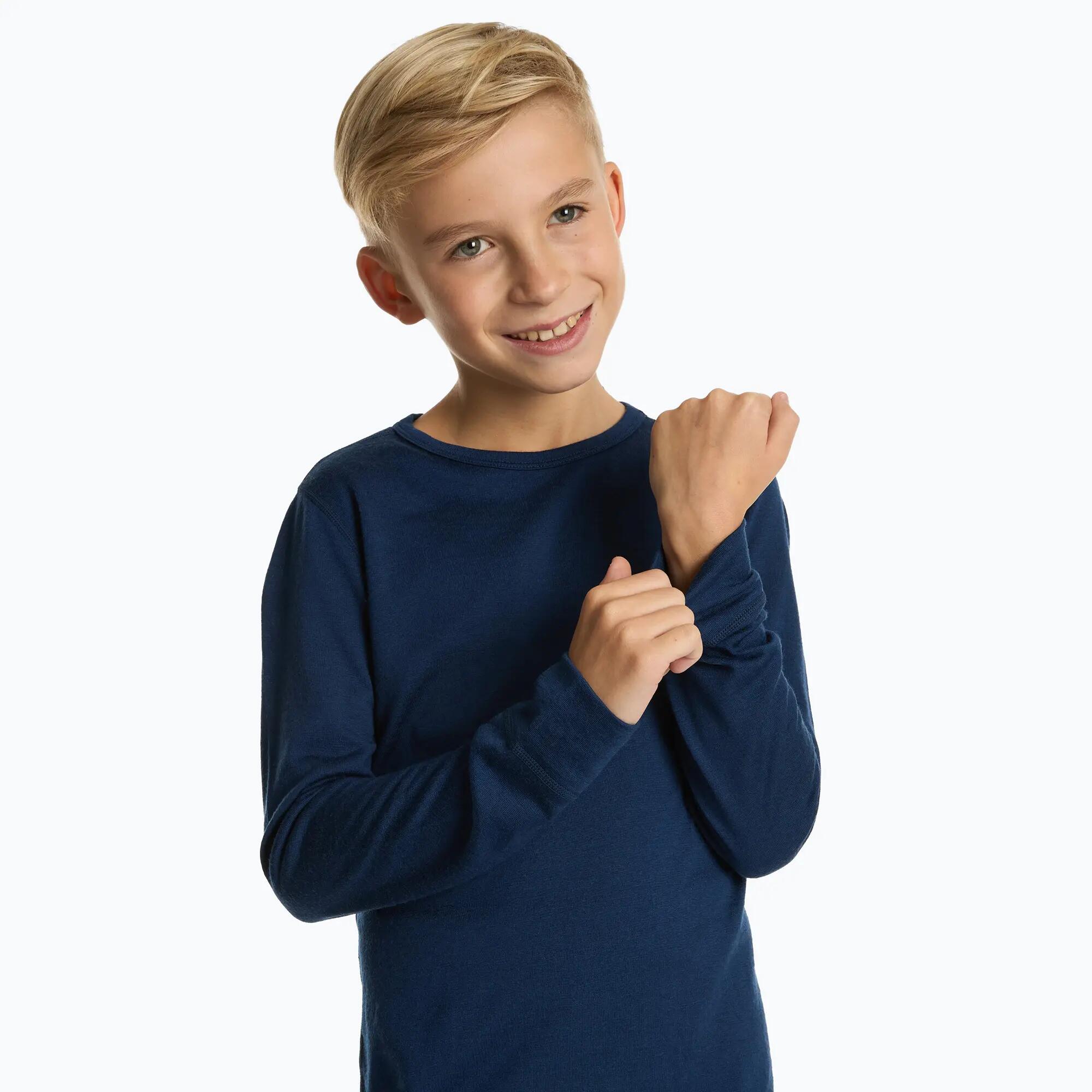 Dětský komplet termoprádla WOOLCANO Merino 100% SET0683 4/7