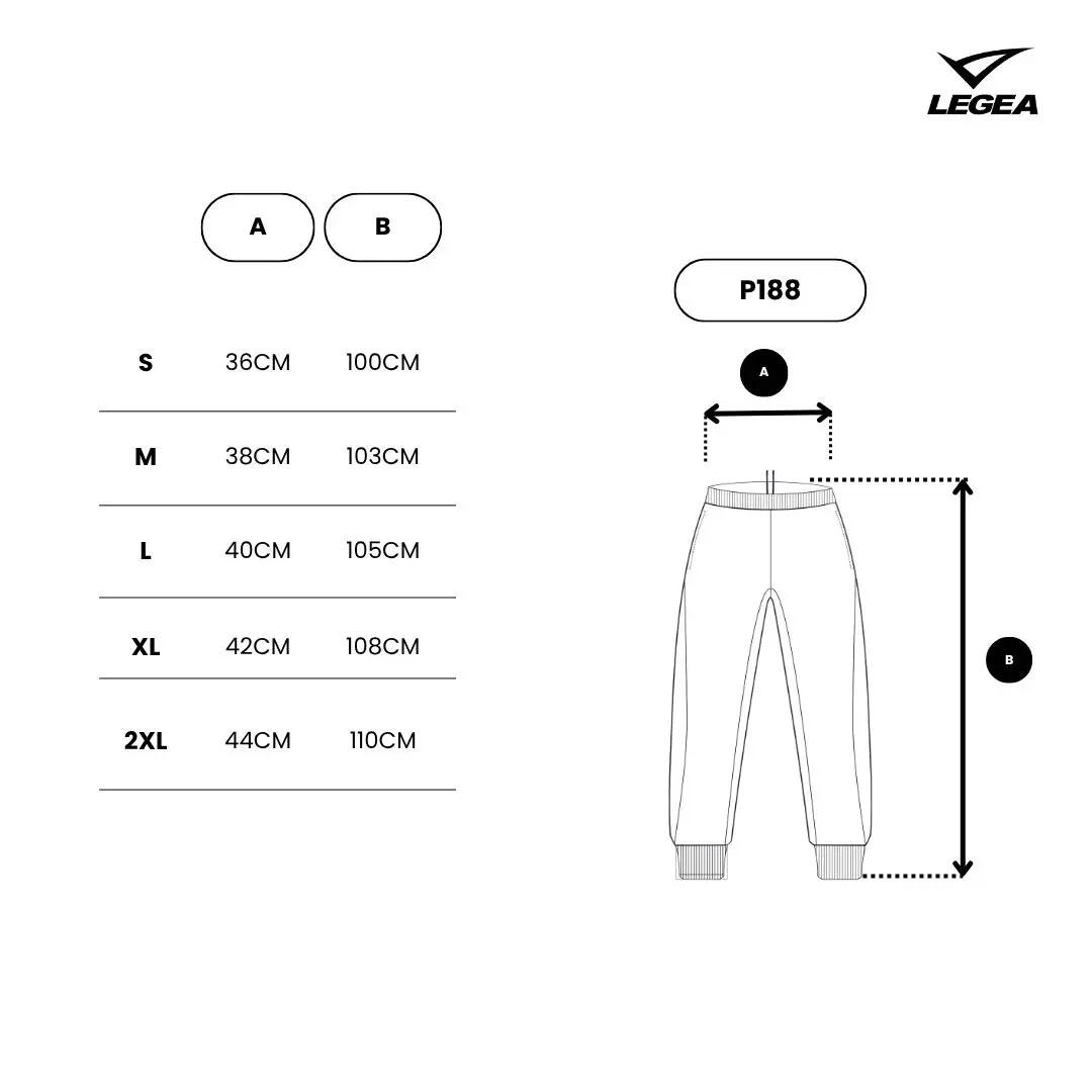 Broek met boord unisex SOFIA grijs gemêleerd 7/7