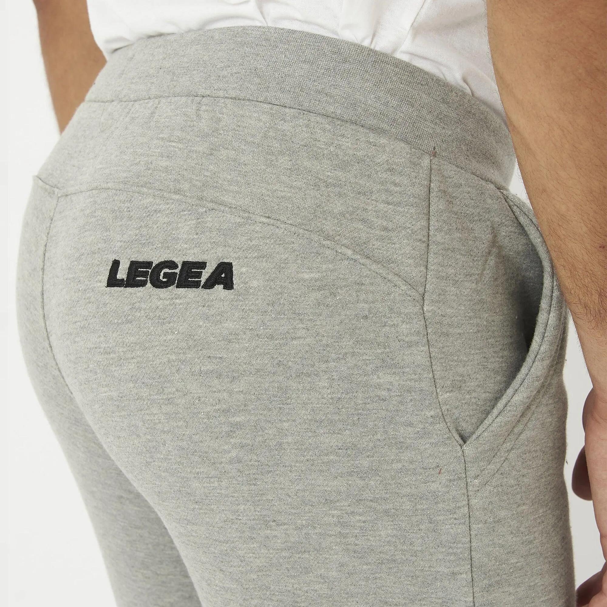 Broek met boord unisex SOFIA grijs gemêleerd 5/7