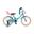 Nogan Butterfly Kinderfiets - 18 inch - Turquoise