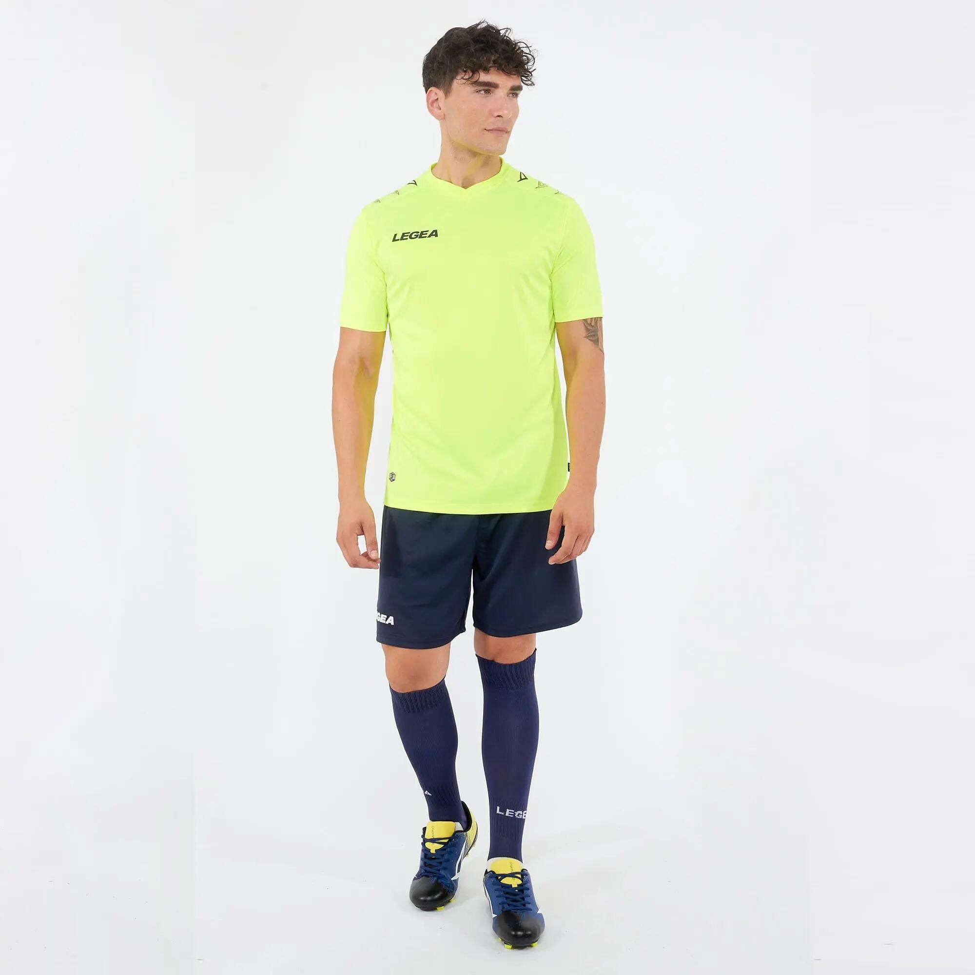 Maglia da calcio unisex BAVIERA giallo fluo 3/5